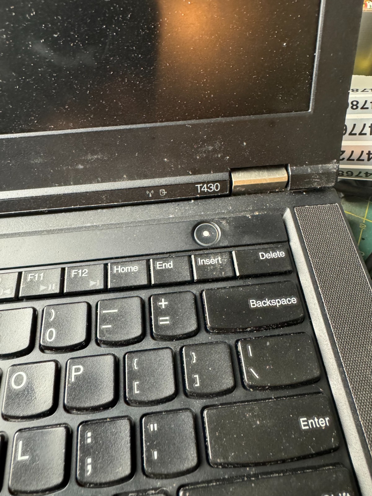 Lenovo ThinkPad T430 Intel Core i5 Laptop for Parts/Repair #4755