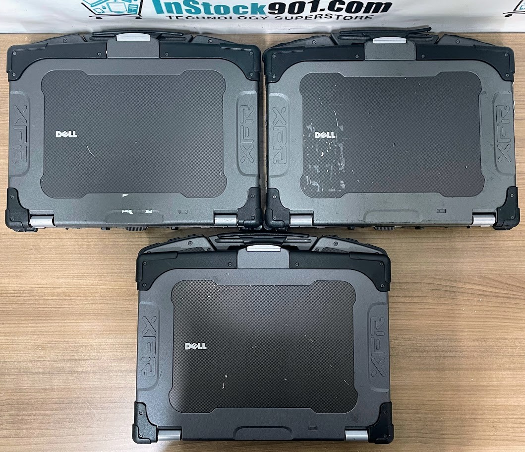 LOT 3 Dell Latitude E6400 XFR 14” 2 Duo CPU 2.5GHz 4gb RAM NO HDD NO BATT/CADDY