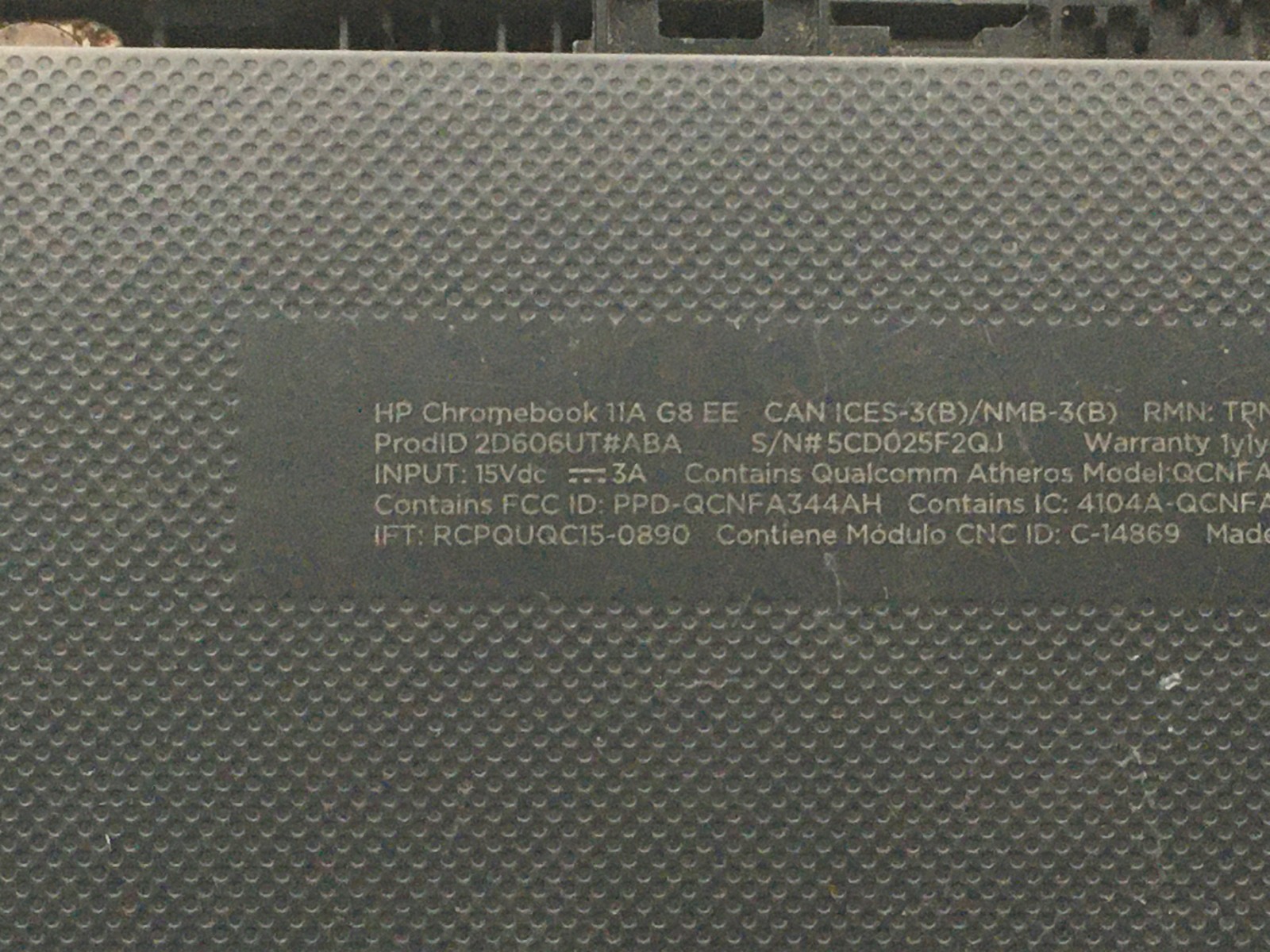 HP CHROMEBOOK 11’s – VARIOUS MODELS -LOT OF 5- FOR PARTS -VARIOUS CONDITIONS- BB
