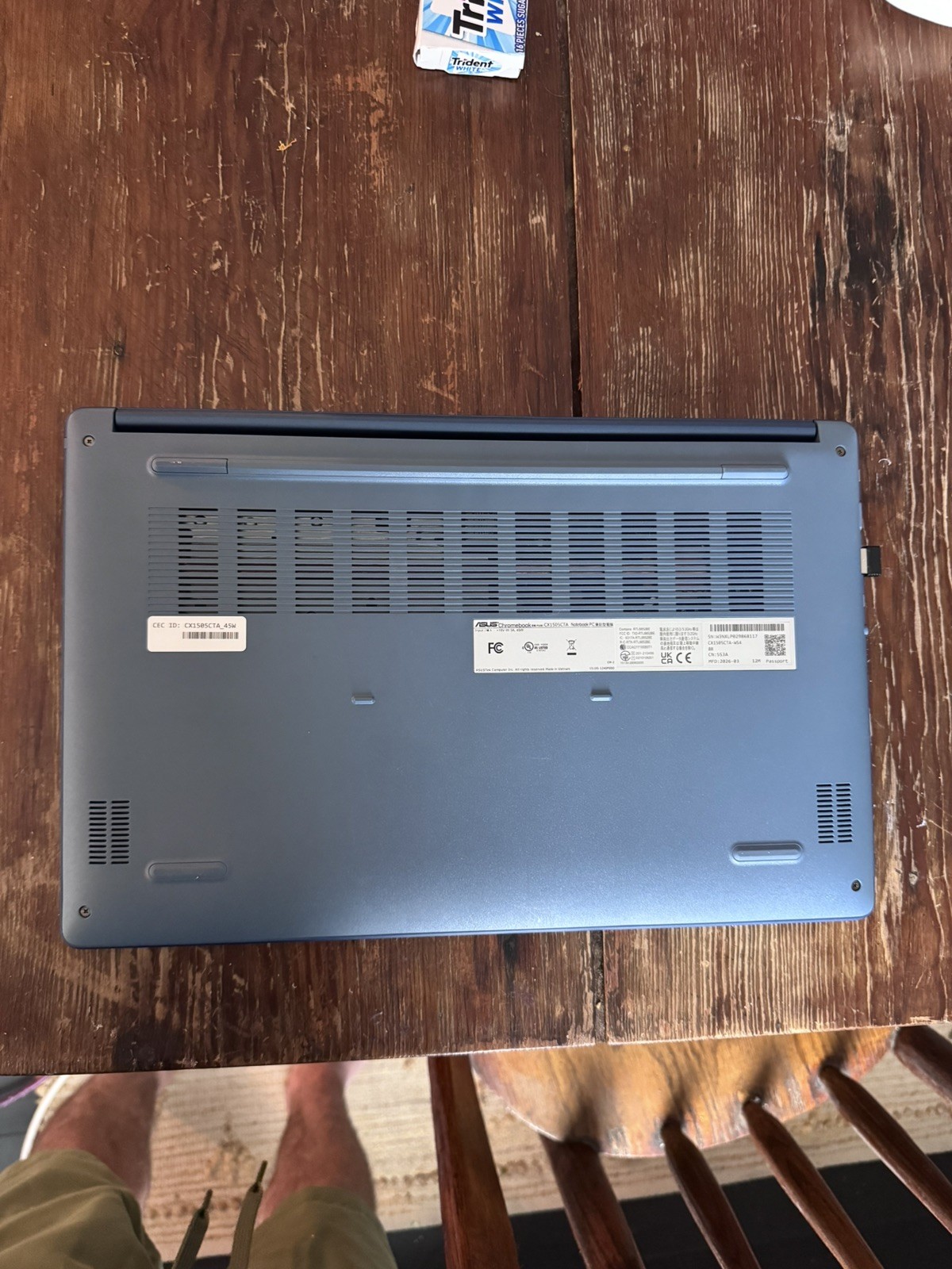 New Open Box Asus Chromebook CX1 15.6-inch Laptop CX1505CTA