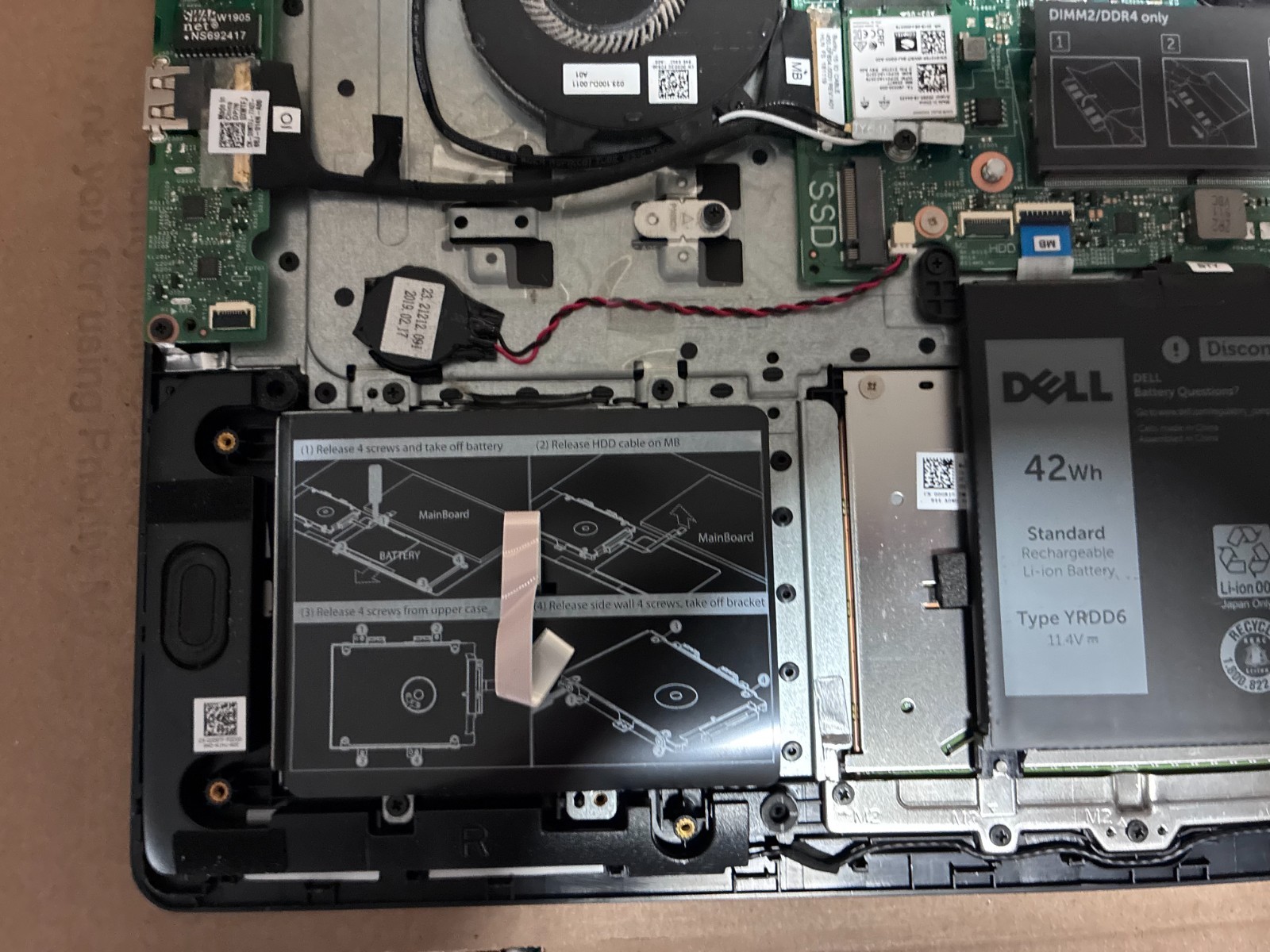 *As-Is* DELL VOSTRO P77F INTEL CORE I7 8565U *NO SSD* *NO RAM*