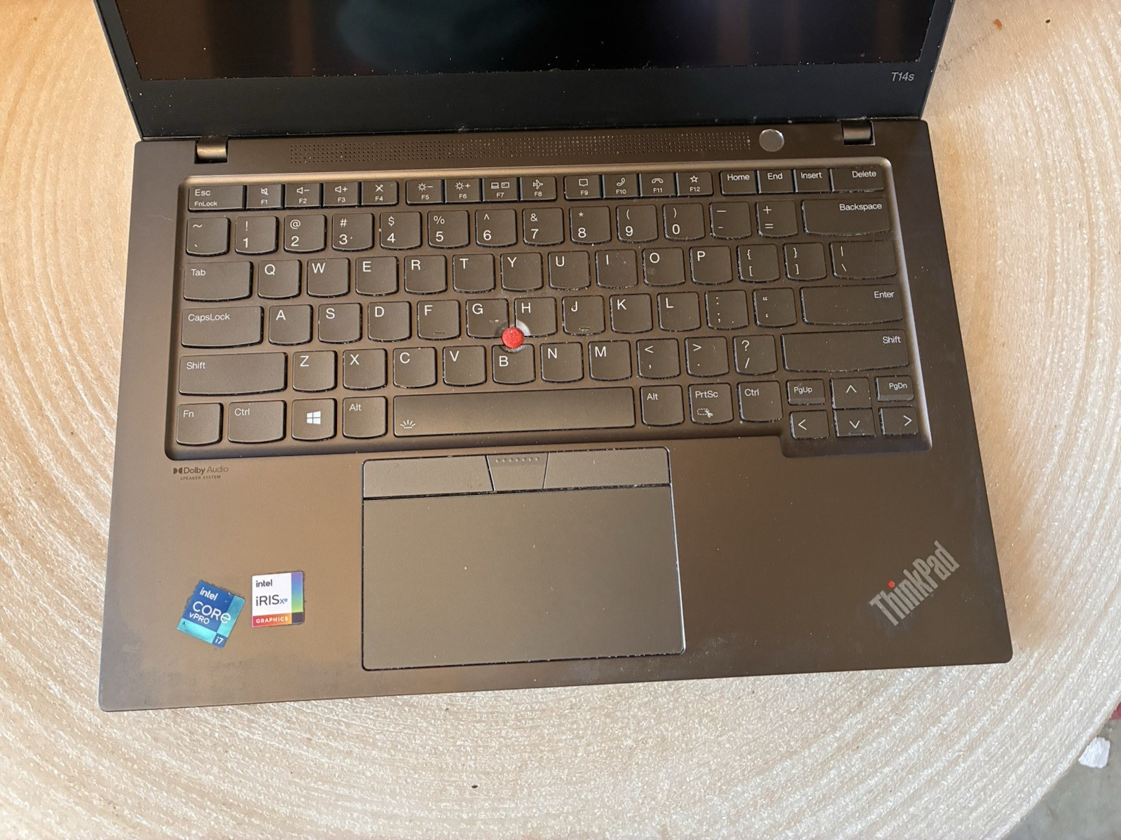 LENOVO T14s Gen2 Touchscreen i7-1185G7 3.00 GHz 32GB RAM No SSD