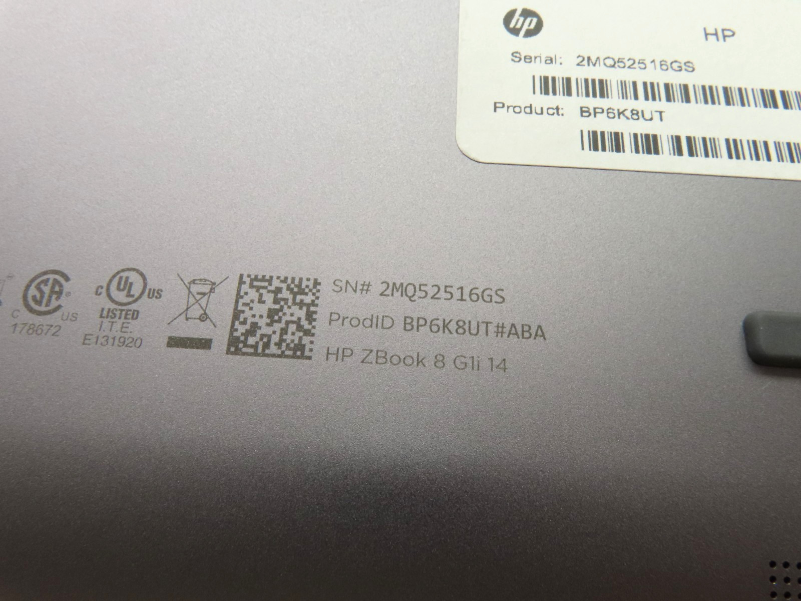 HP ZBook 8 G1i 14″ Intel Core Ultra 7 265U 16GB RAM 512GB SSD WTY 12/29