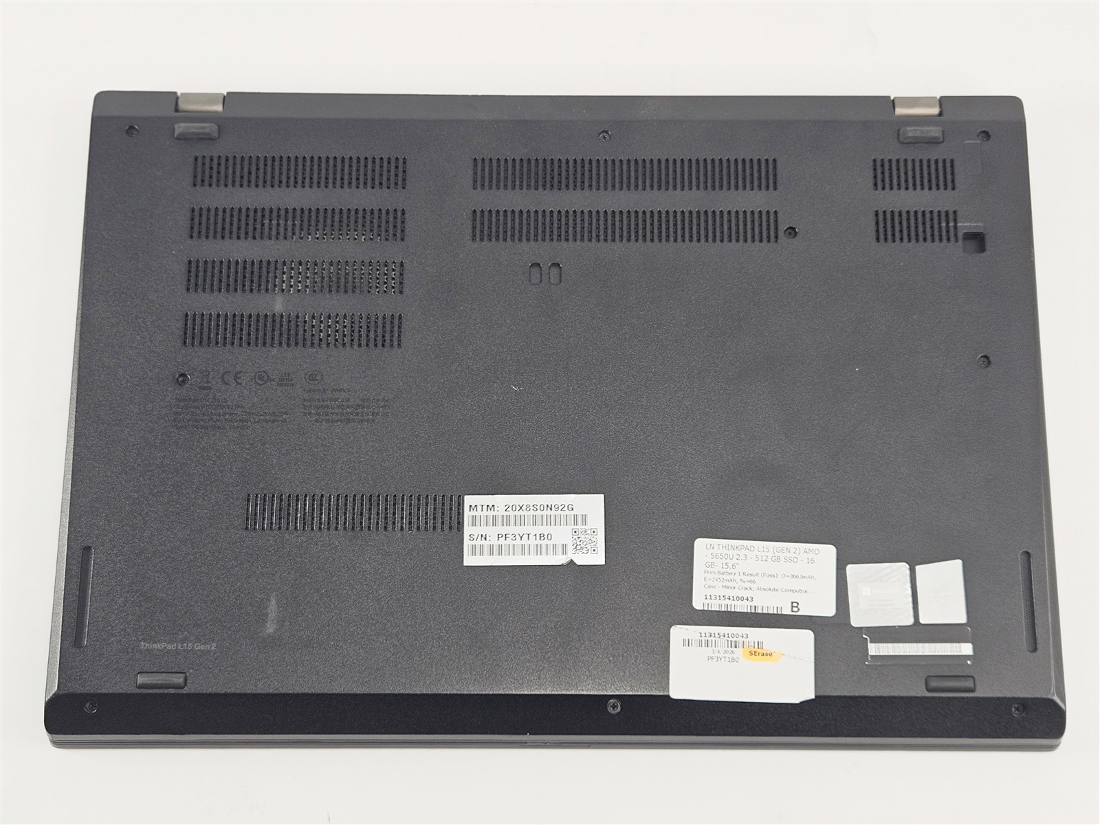 Lenovo ThinkPad L15 Gen 2 Ryzen 5 Pro 5650U 16GB 512GB SSD 15.6″ Business Laptop