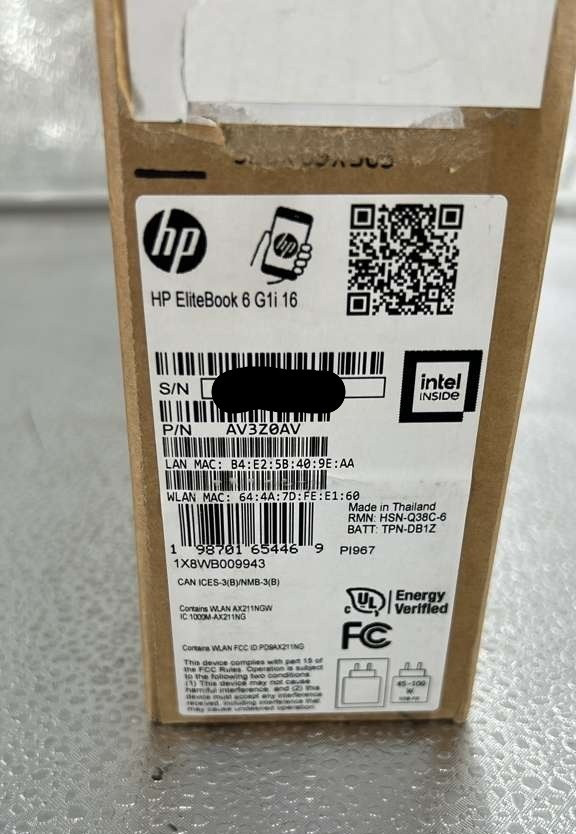 HP – Elitebook 6 G1i AV3Z0AV 16″ ULTRA 7 255U 16GB DDR5 RAM 1TB PCIe SSD