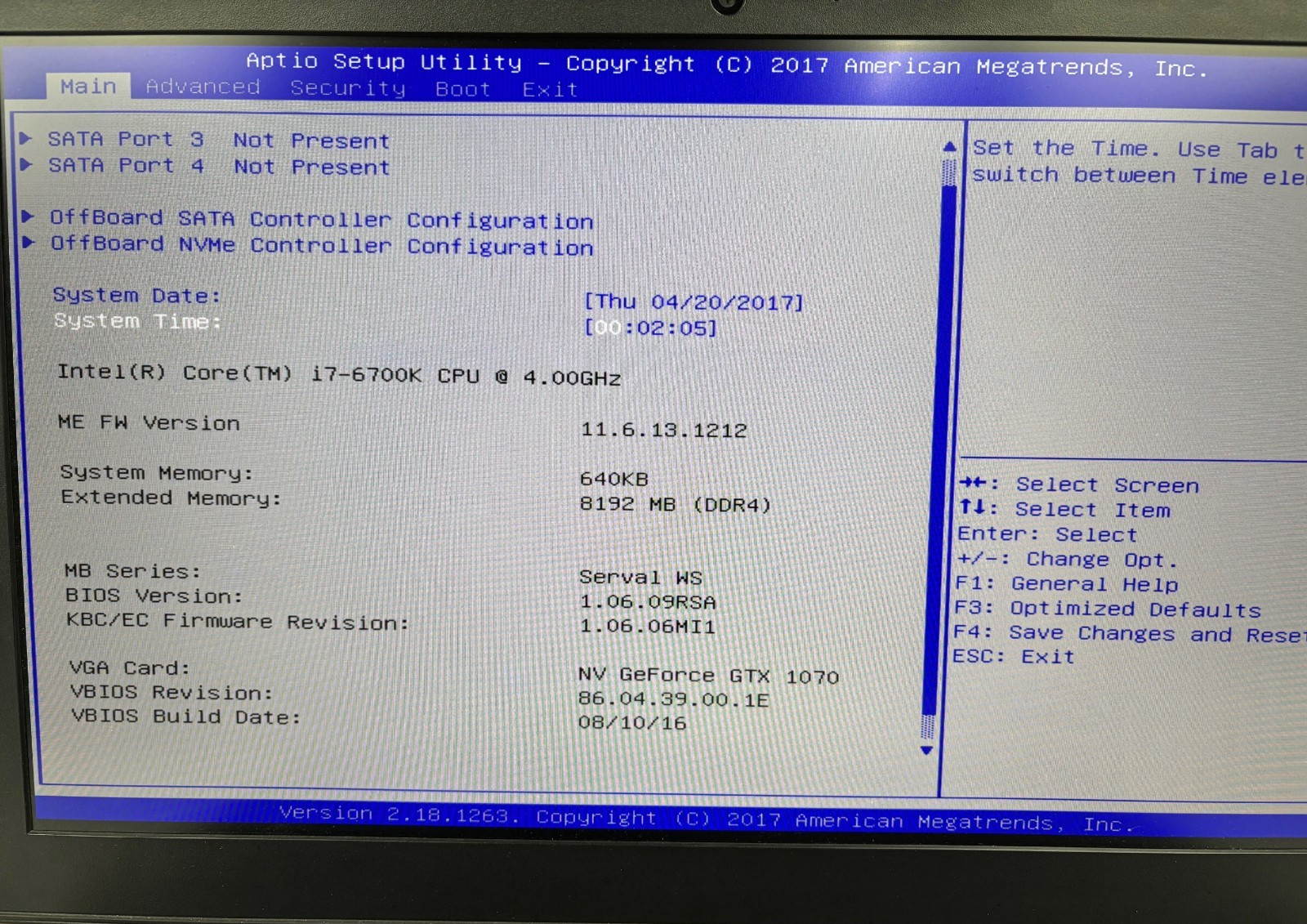 Lot (3) System76 Serval WS 17.3″ i7-7700K 4.20GHz 8GB GTX 1070 NO SSD NO BATTERY