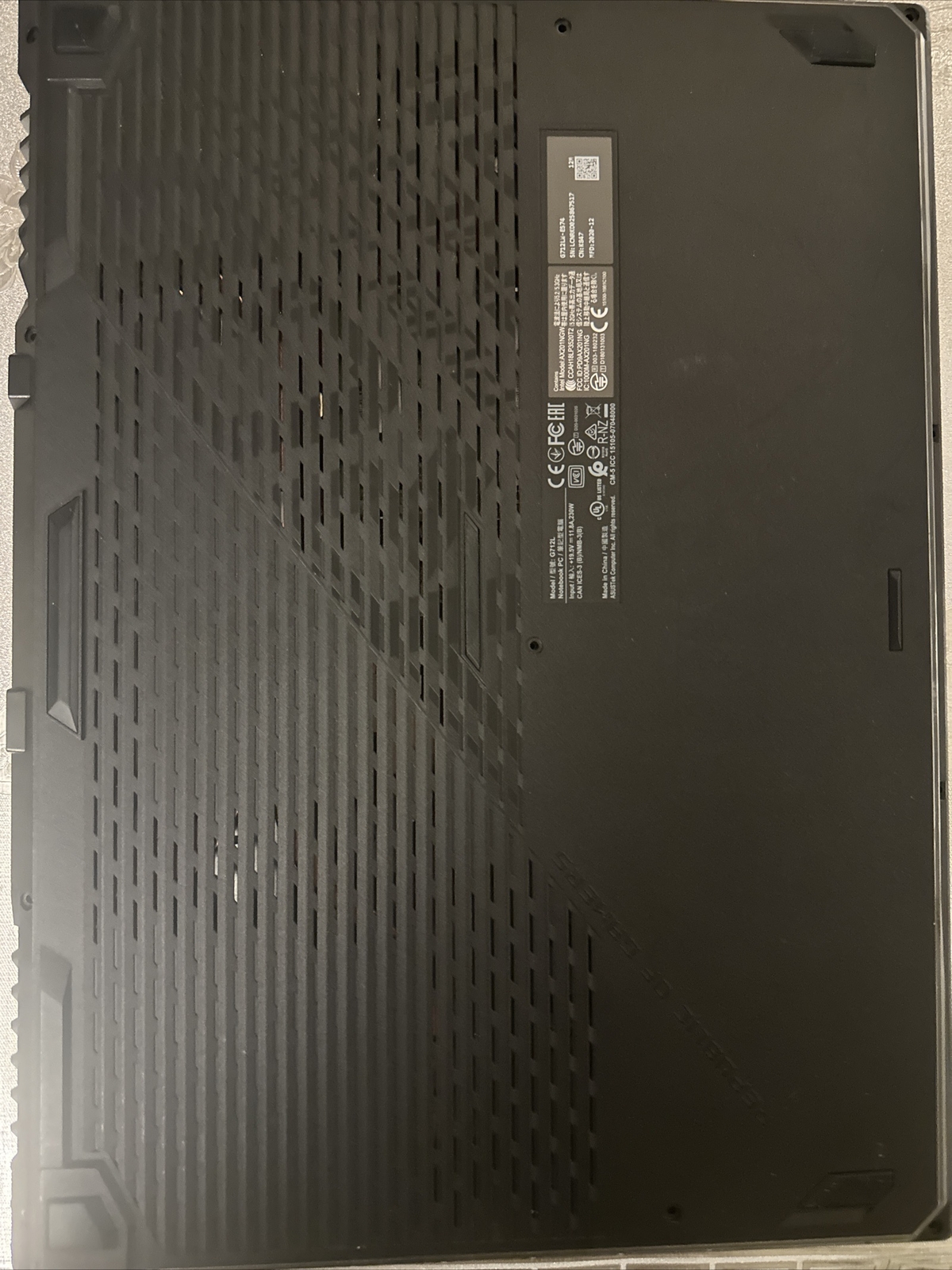 Asus Rog Strix G17 Gaming Laptop 17.3 “144hz 3ms FHD Nvidia Rtx2070 Corei7 1TB
