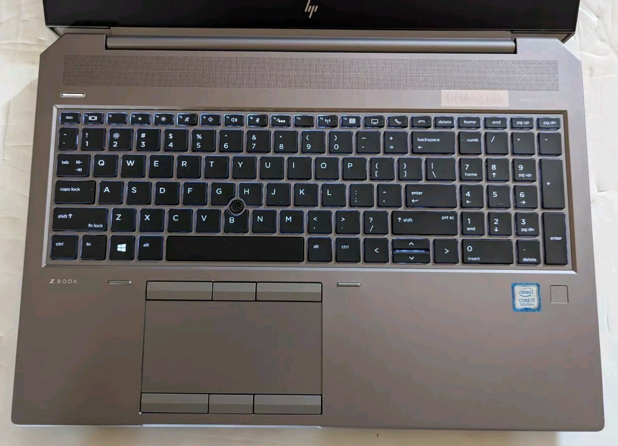 HP ZBook 15 G5 15.6″ Laptop Core i7-8750H 2.2GHz 16GB RAM 128GB SSD Win 11 Pro