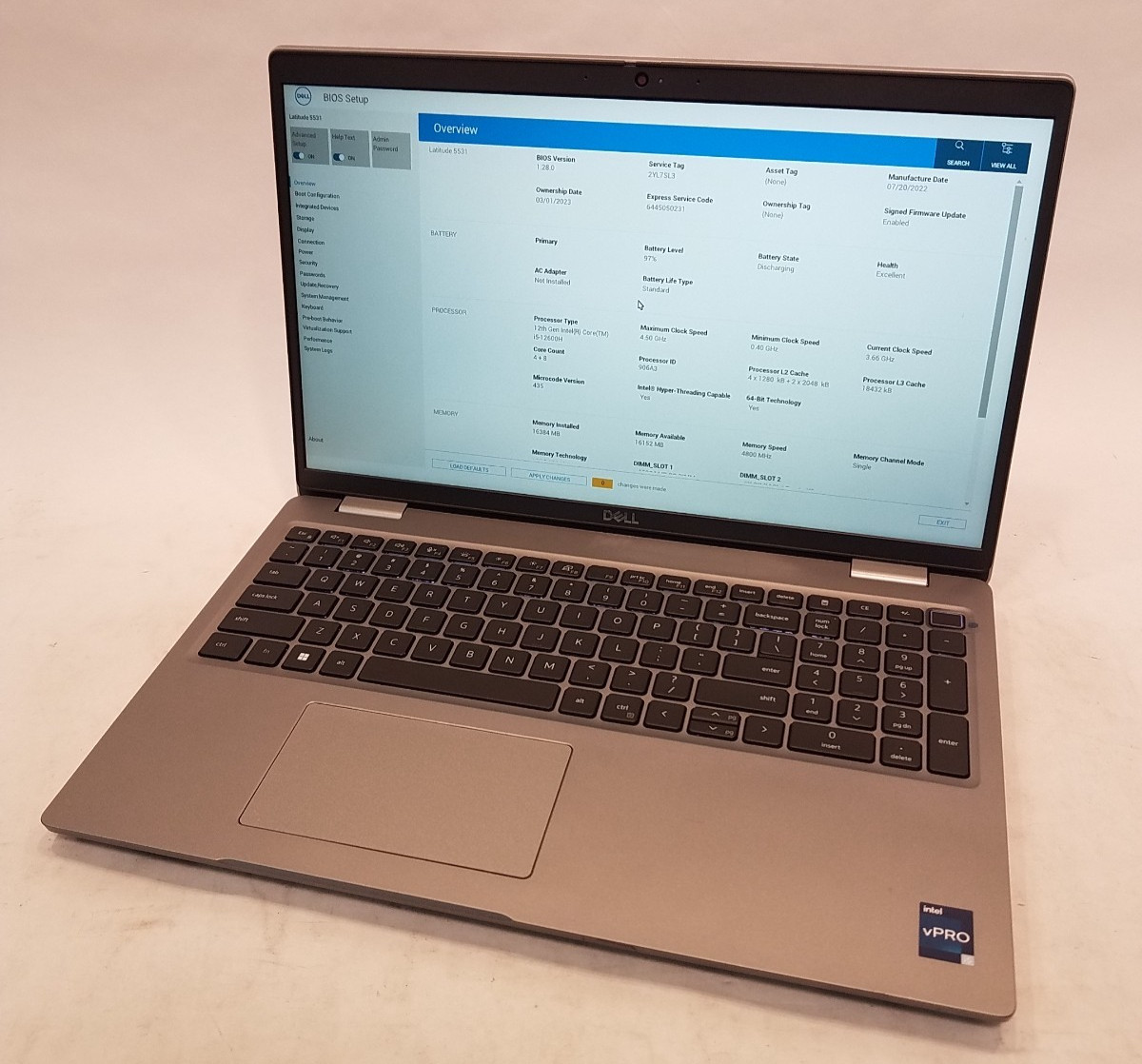 Dell Latitude 5531, 15.6″, i5-12600H CPU, 16GB RAM, 512GB NVMe, MX550, Lot of 3