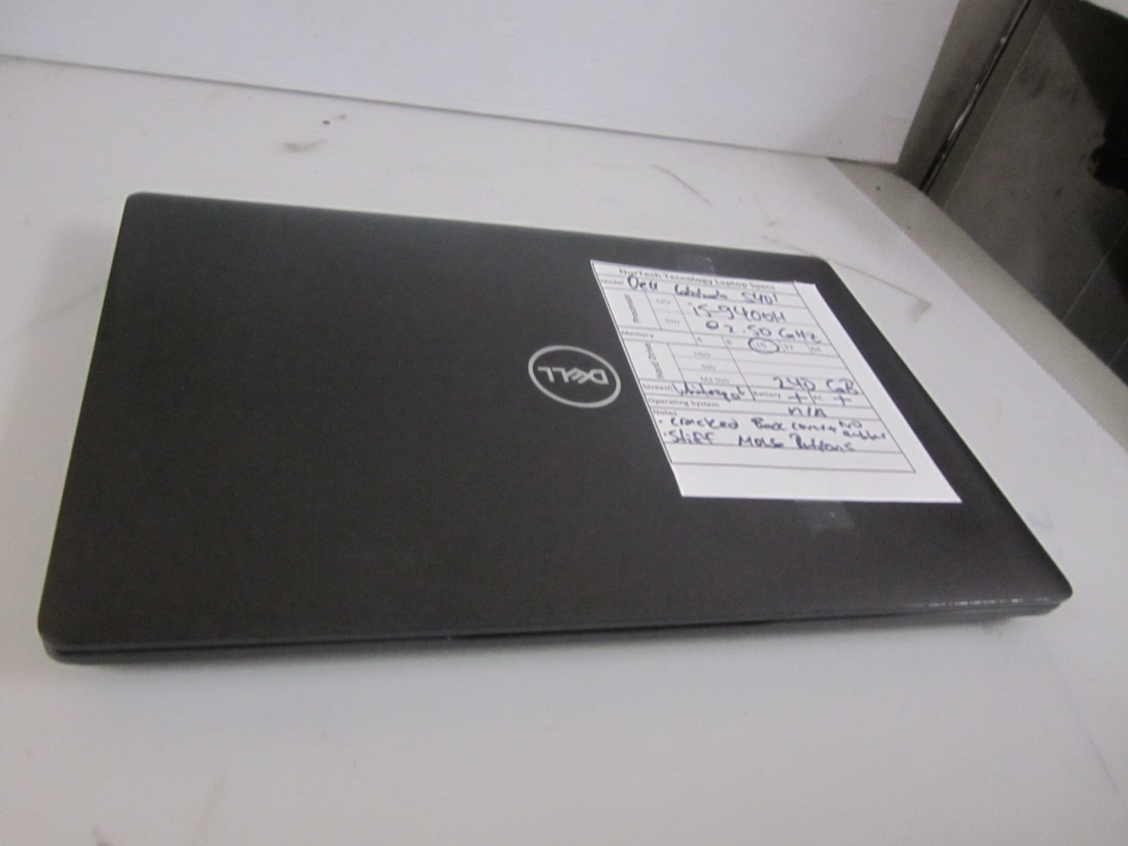 Dell Latitude 5401 14″ i5-9400H 2.5GHz 16GB/240GB m2SSD Laptop +AC NOOS READ_