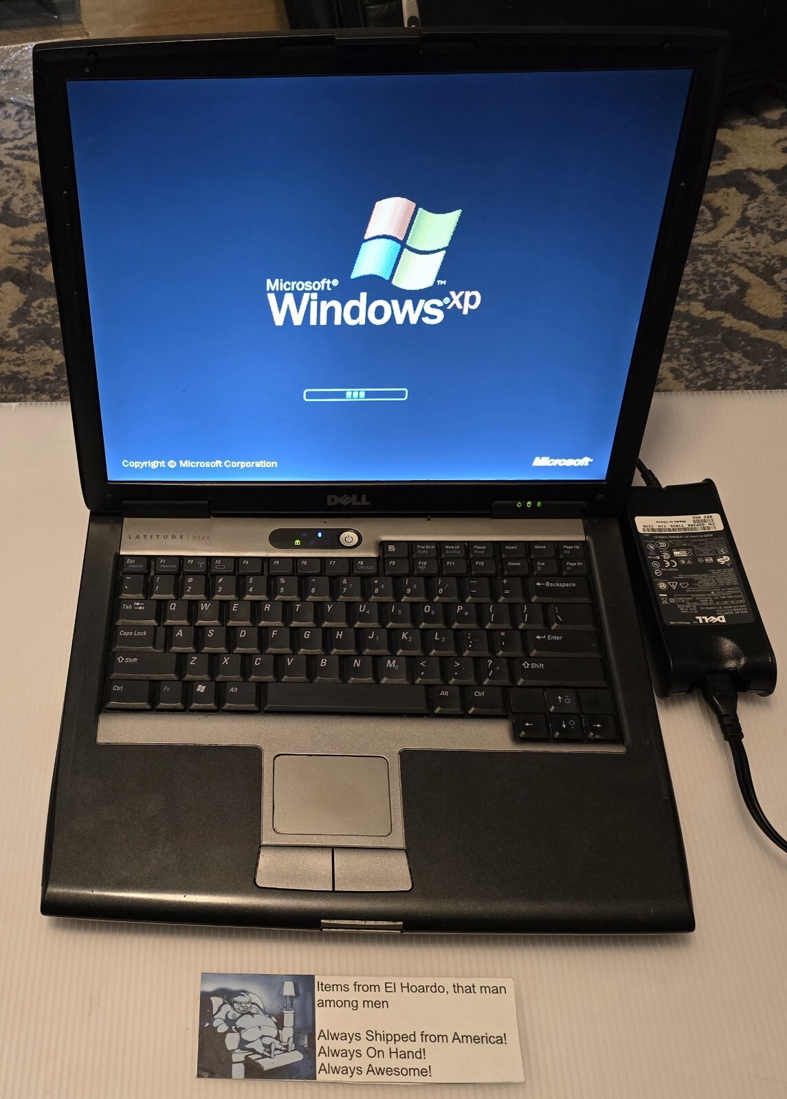 Dell Latitude D520 14″ Windows XP Laptop Wifi 1.6GHz 1.5GB Ram 60GB HDD