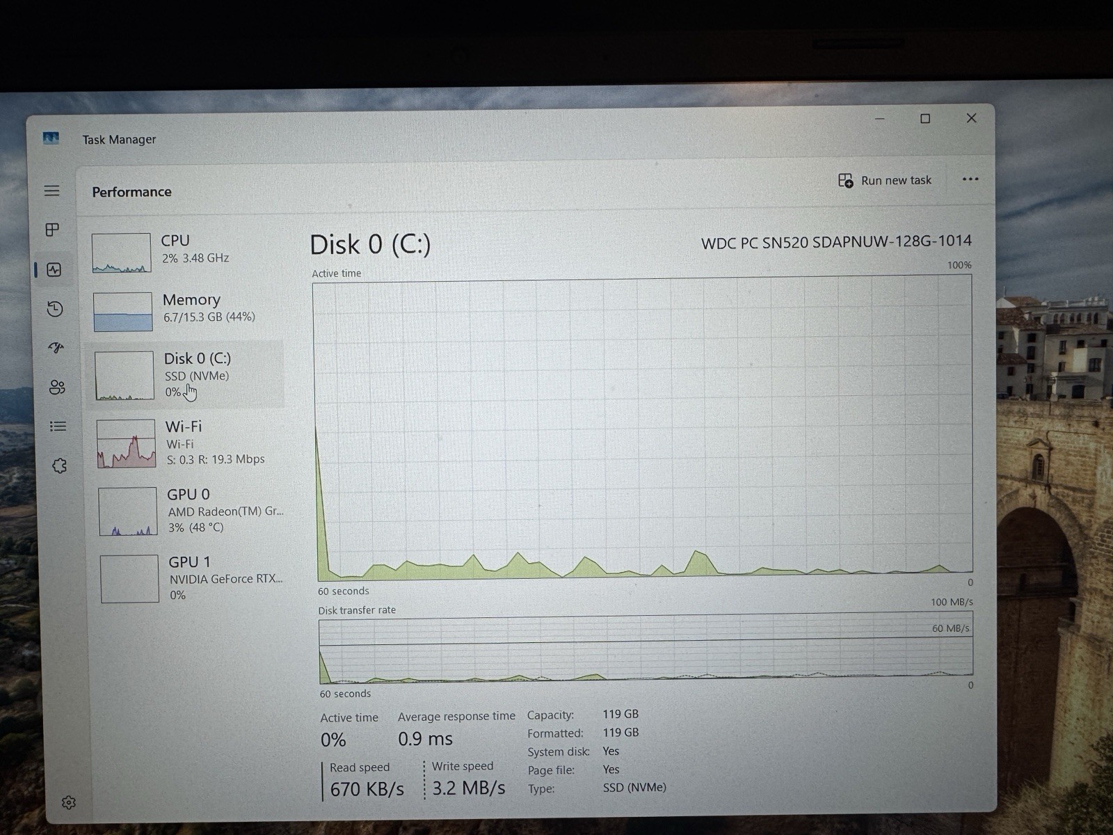 Acer Nitro V RTX 4050, Ryzen 5 3.3Ghz 16GB DDR5, 128gb Ssd RUNS GREAT! READ DESC
