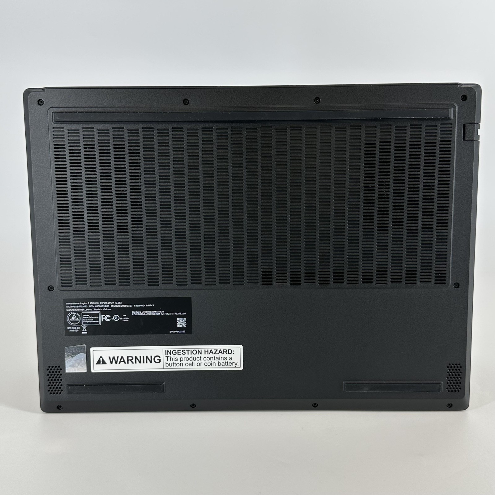Lenovo Legion 5i Gen 10 15.1 165Hz QHD+ 2.4 GHz Ultra 7 255HX 16GB 1TB RTX 5060