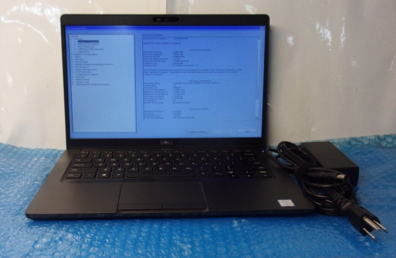 Dell Latitude 5400 14″ 1.6GHz i5-8365U 16GB 256GB SSD Win 11 Pro Ready