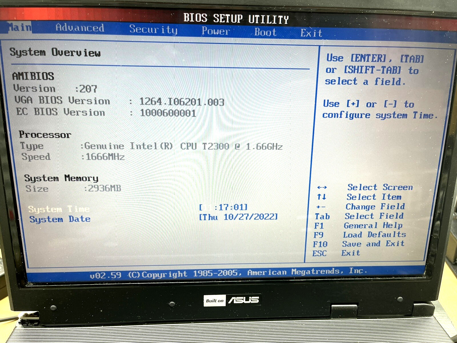 ASUS Barebook Z62F Intel Graphics 950 14.0 Core Duo 1.66 GHz Vintage Tested