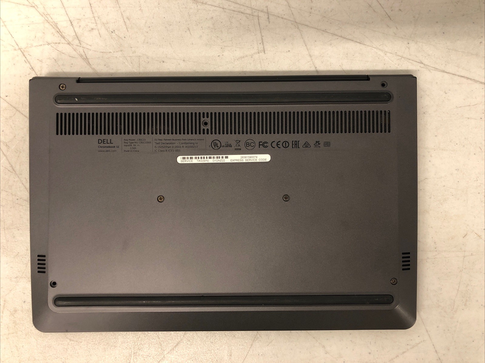 Dell Chromebook 11 CB1C13 Celeron 2955U 1.4Ghz 4GB Ram 16GB SSD Black OSO – READ