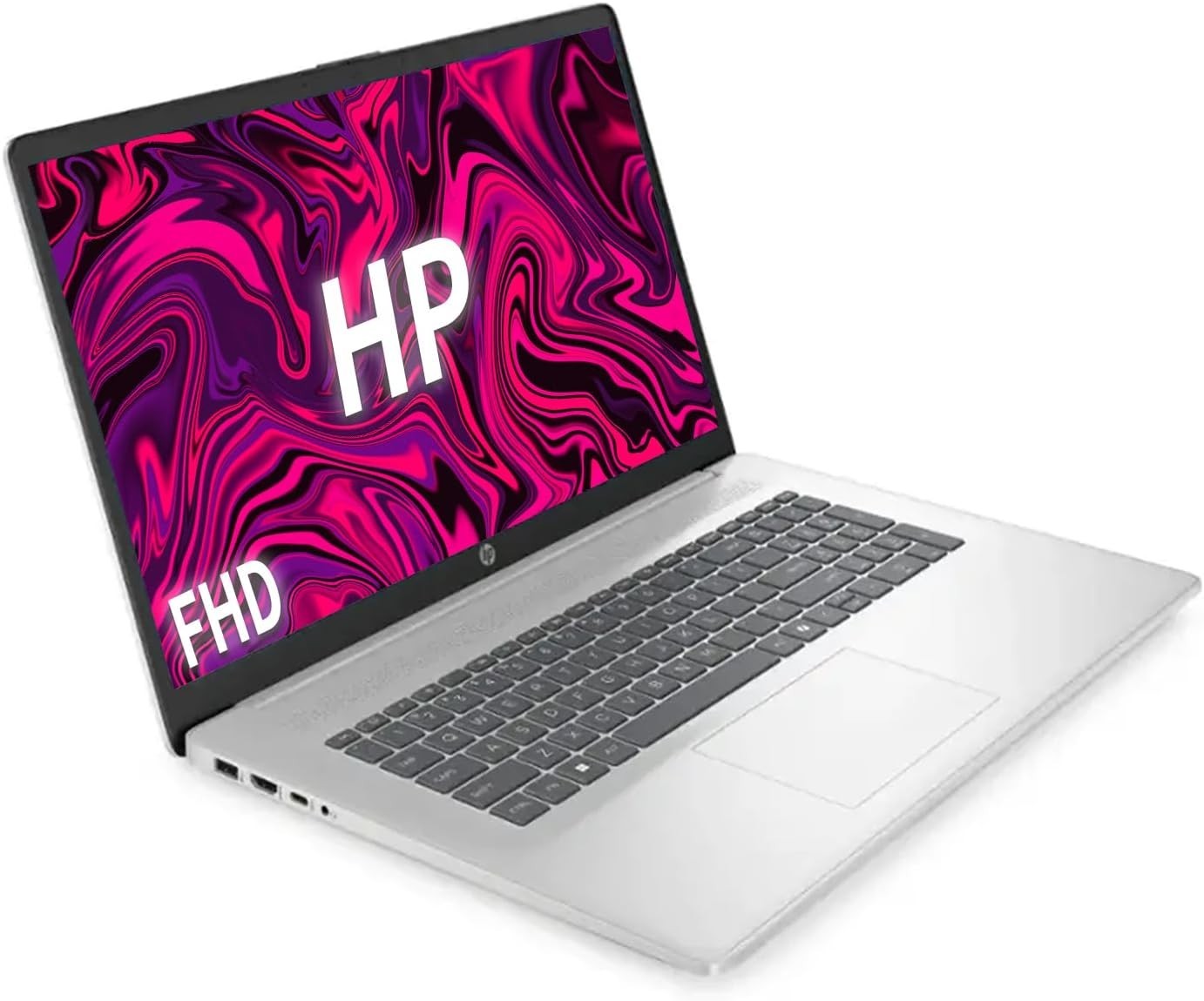 HP 17.3″ Full HD Laptop AMD Ryzen 5 7520U- 8GB Memory 512GB SSD Natural Silver