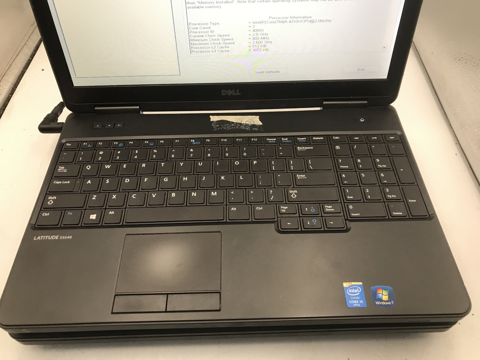 DELL LATITUDE E5540 – LOT OF 2 – BOOTS TO BIOS – INTEL I3 & I5 – NO RAM -READ-BB