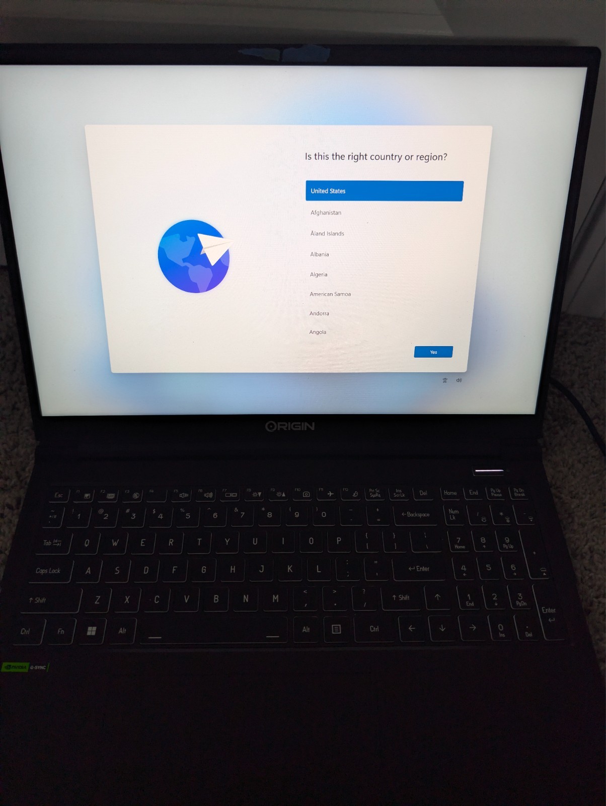 ORIGIN EON16-S 16” i9-13900H 32GB RAM 2TB SSD RTX 4070 Fully Functional