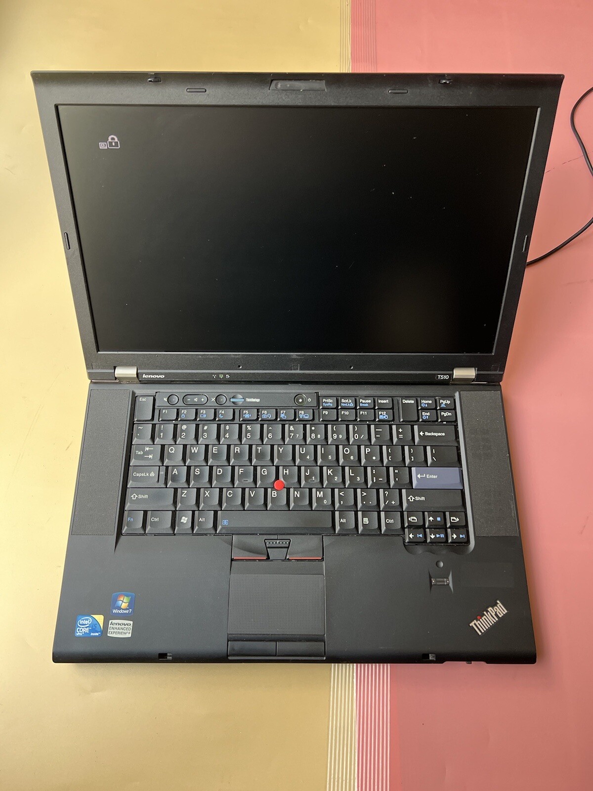Lenovo ThinkPad T510 vPro Intel Core i5 M520 4GB RAM 0GB HDD PARTS OR REPAIR