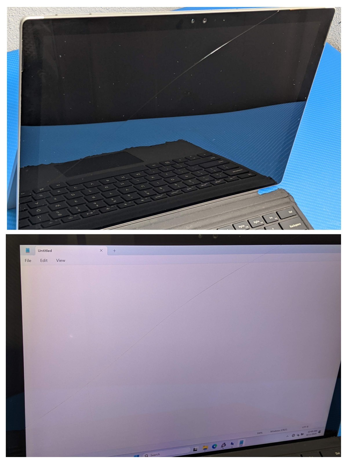 MS Surface Pro 4 1724 12.3″2736×1824 TOUCH i5-6650U 2.2GHz 16GB 256GB SSD AS-IS