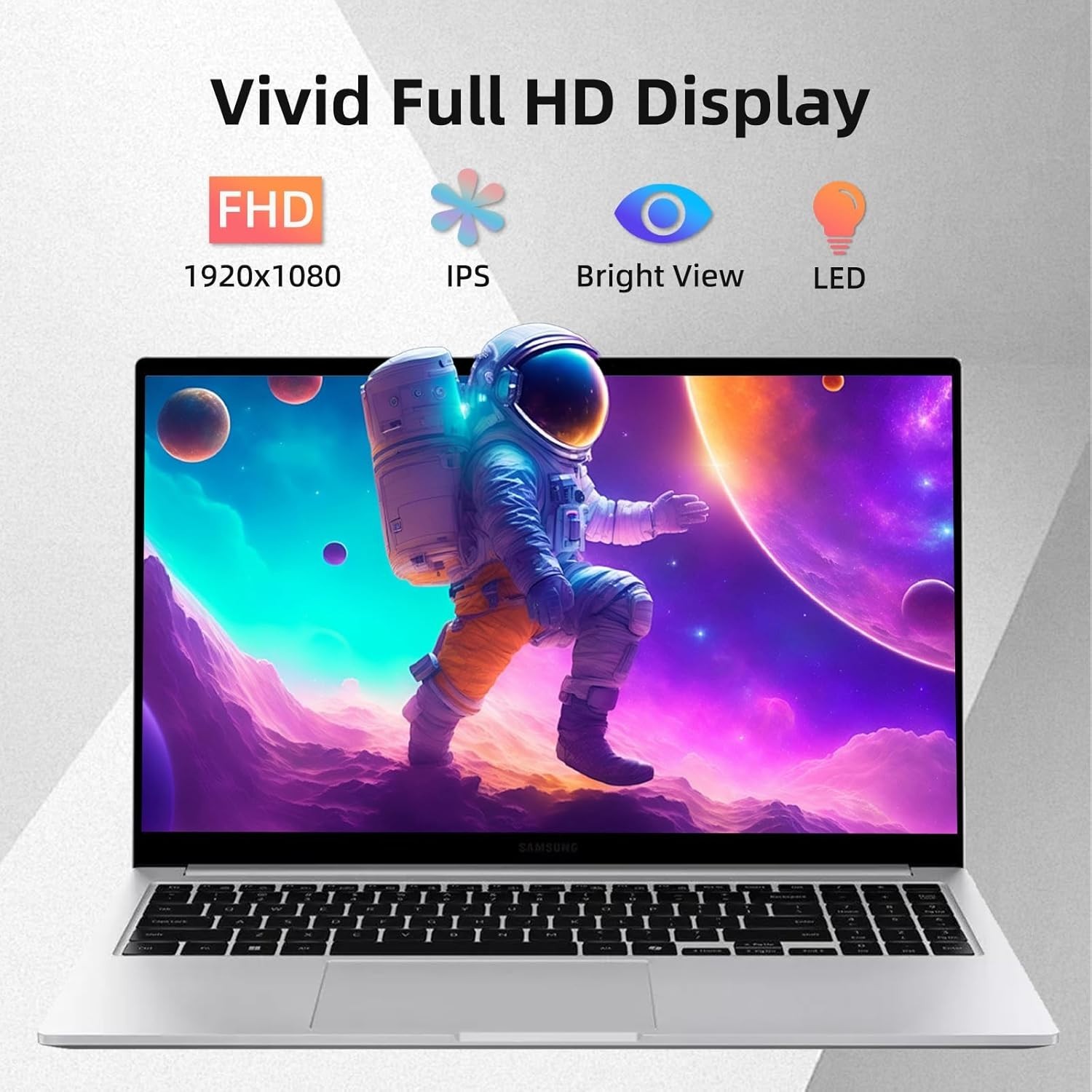 Samsung Galaxy Book4 Laptop 15.6″ IPS 10-Core Intel 7 150U 16GB RAM 512GB SSD