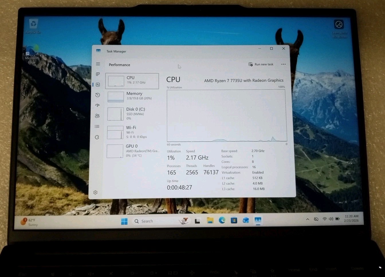 Lenovo ThinkPad E14 Gen 6 /14″/ AMD Ryzen 7- 7735U/ 24 GB RAM /512 GB SSD/ Win11