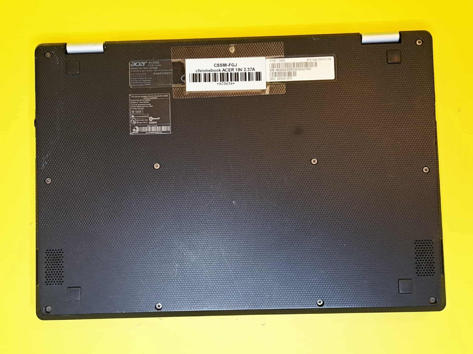 ACER N15Q8 CHROMEBOOK 11.6″ TOUCHSCREEN 4GB RAM 32GB FLASH INTEL CELERON LAPTOP