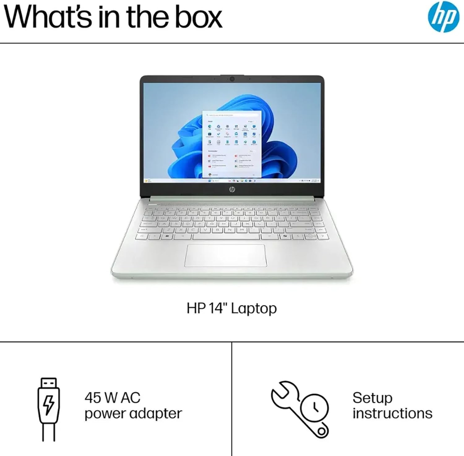 HP Laptop 14-dq6013dx UP TO 16GB-384GB Win11Pro 14″ HD N150 | Willow Green