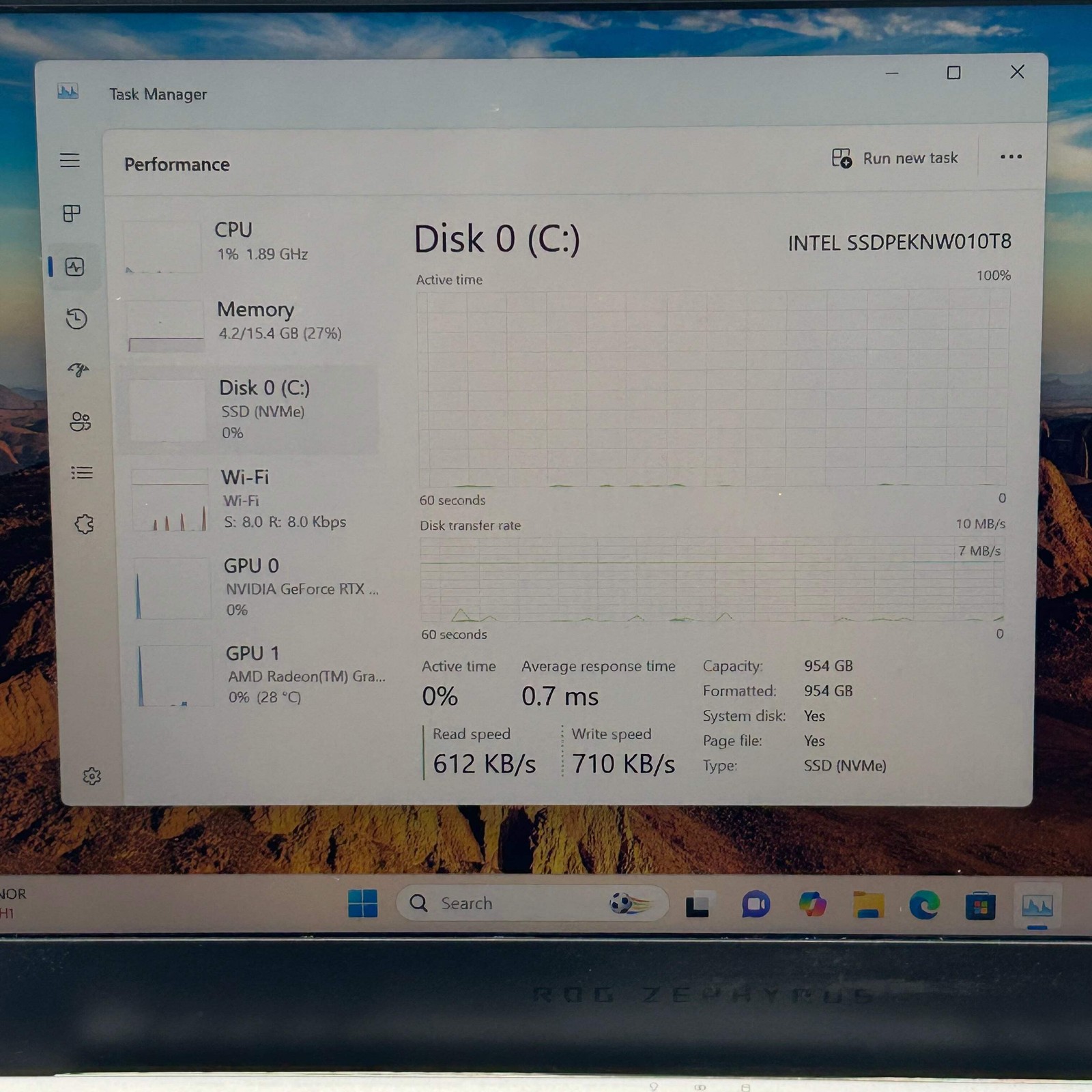 Asus ROG Zephyrus G14 |Ryzen 9 4900HS| 16GB RAM| 1TB SSD |RTX 2060| w/ Charger