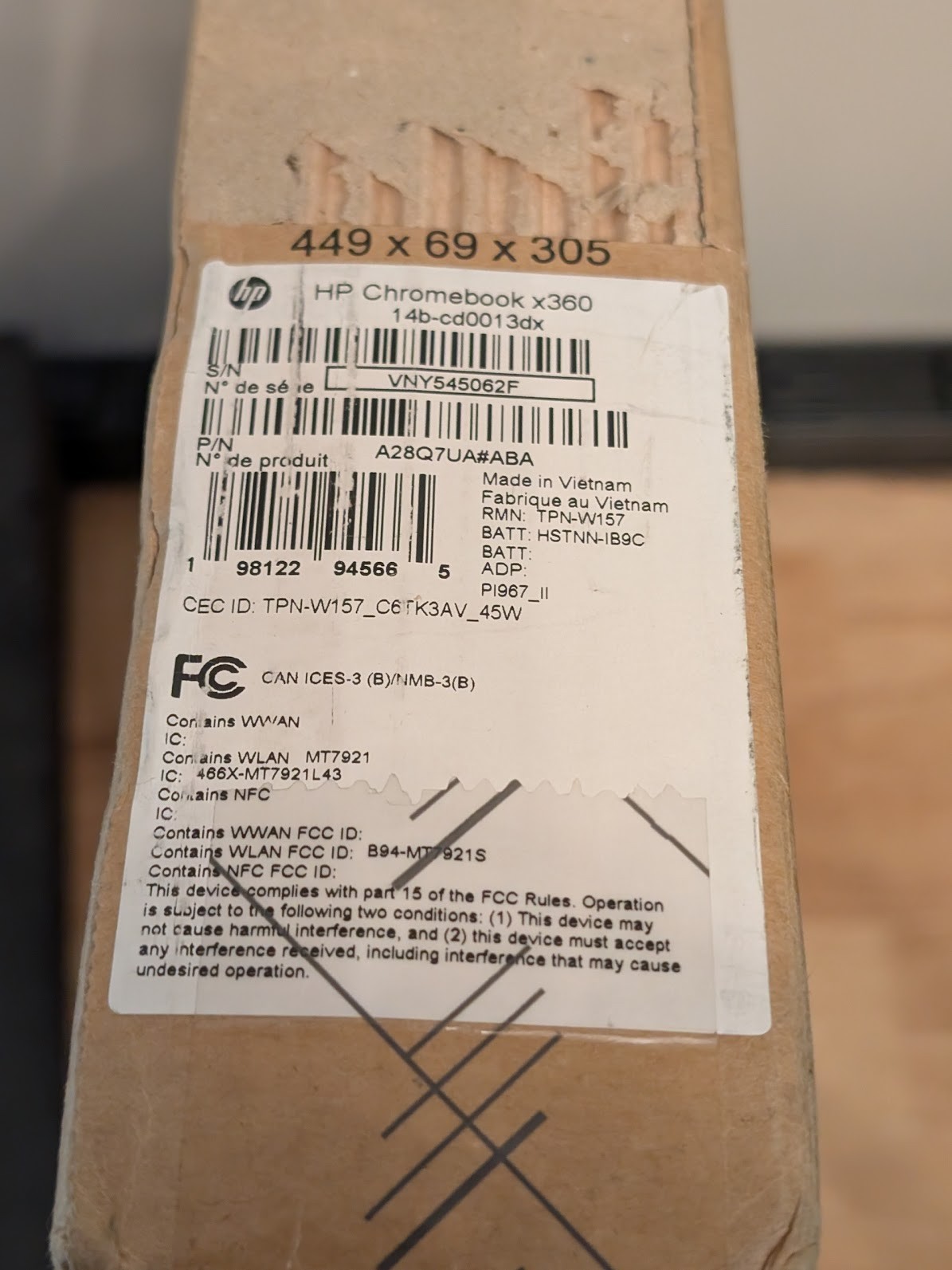HP Chromebook x360 14b-cd0013dx 14 HD Touch Intel N100 4GB 64GB ChromeOS Blue