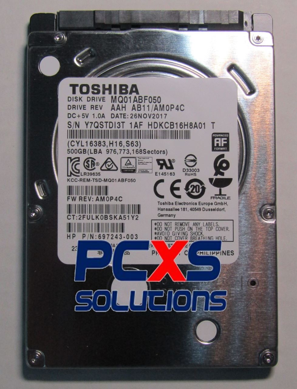 HDD,500GB,5400RPM,7MM,TSB AQUA B SLIM – 697243-003