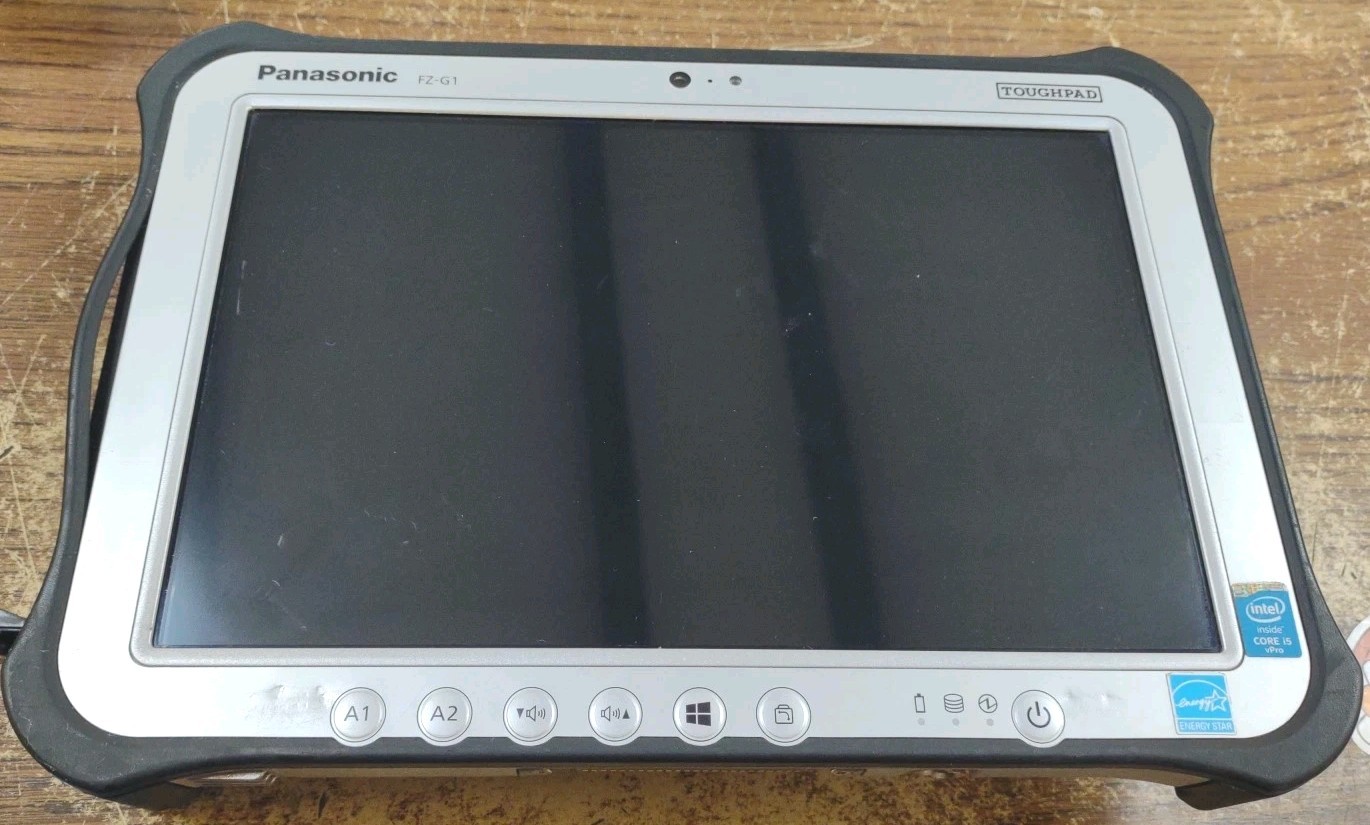 Panasonic Toughpad FZ-G1 Rugged Tablet W/ i5-4310U, 8GB, 128GB, STYLUS.