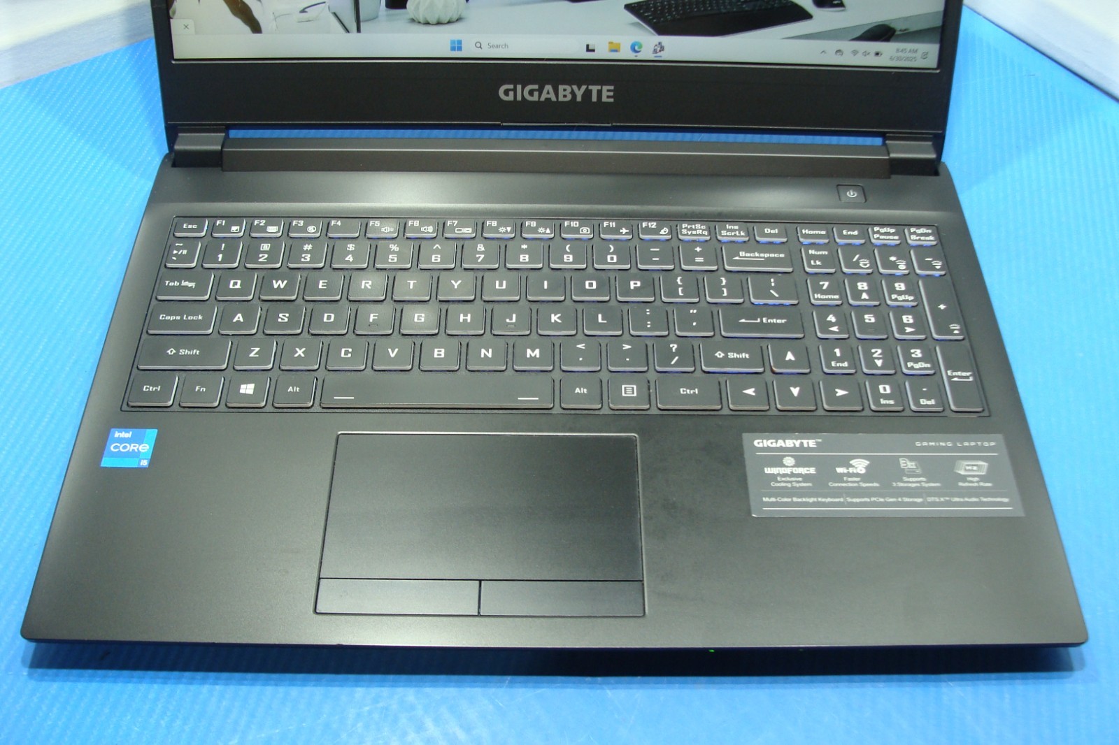 Gigabyte G5 GD 15.6″ FHD 144hz i5-11400H 2.7GHz 16GB 512GB RTX 3050 98% Battery