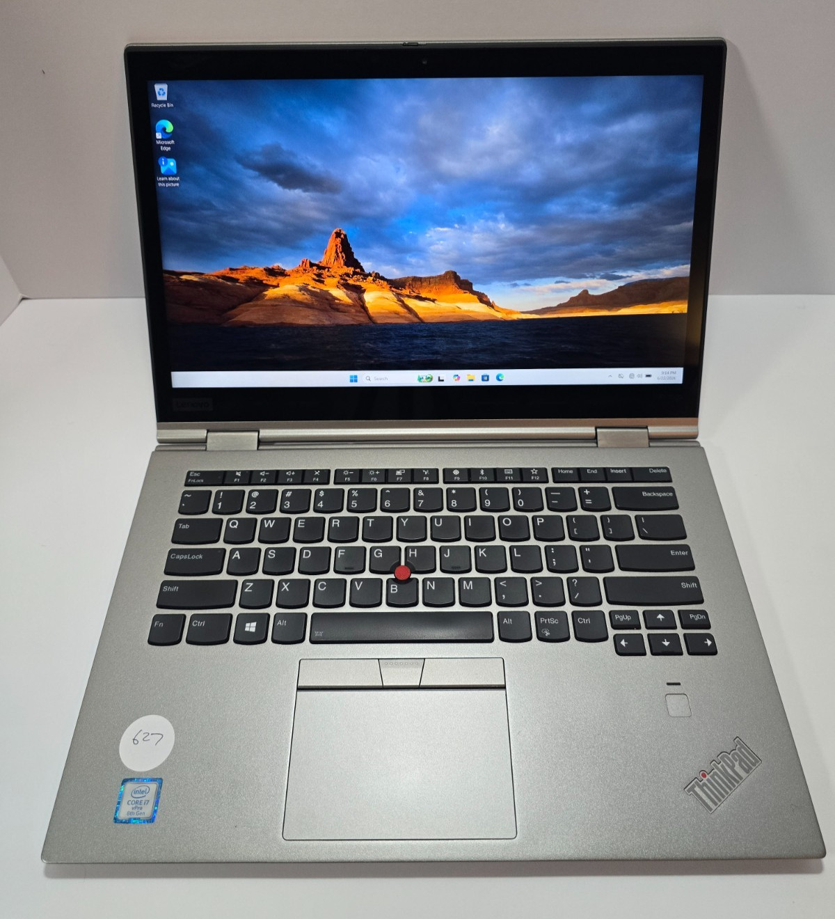 Lenovo ThinkPad X1 Yoga 3rd Gen i7-8650U, 16GB RAM, 512GB NVMe SSD, Charger