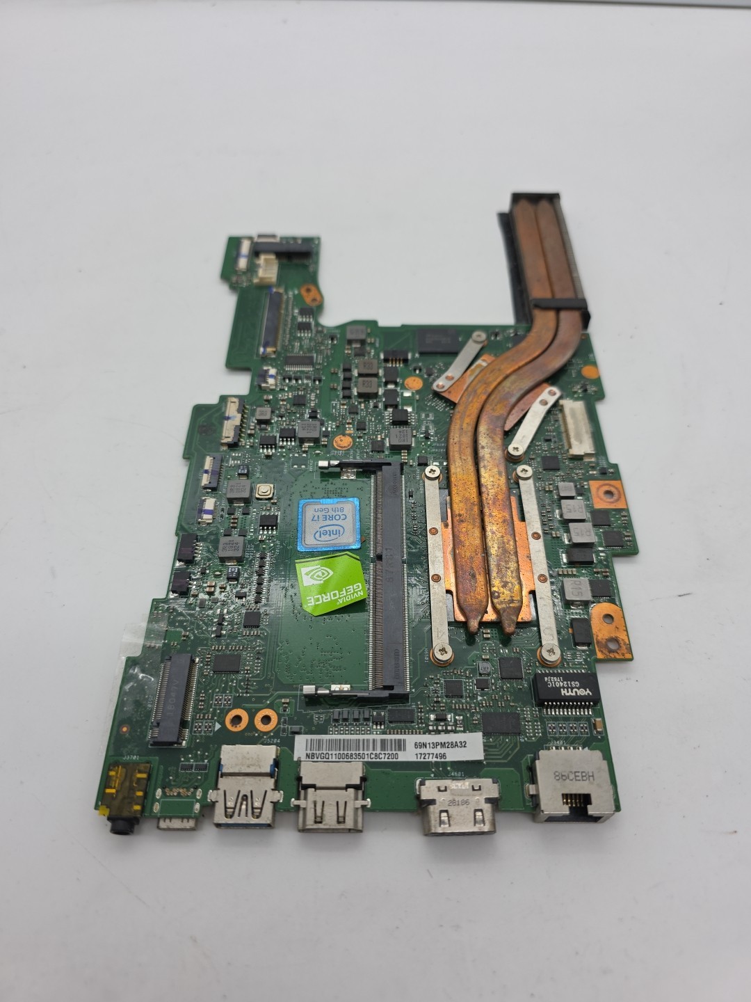 ACER P2510 TX520 MOTHERBOARD PAREB MB 8L I7-8550U NVIDIA MX130 2GB + 4G RAM