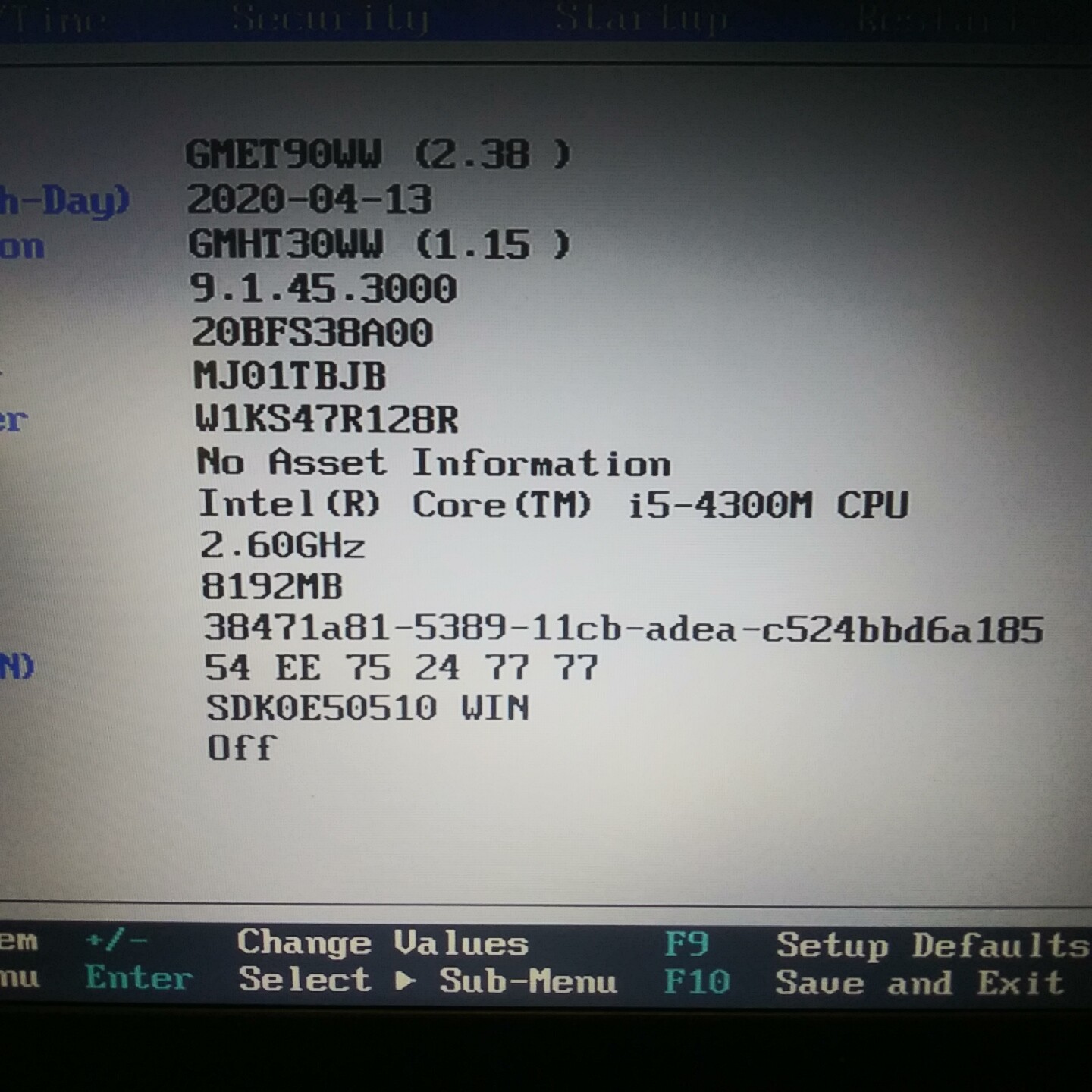 Lenovo ThinkPad T540p,WIN 8.1 i5 4300M 2.6GHz 8GB 500gb HDD 15.6” Laptop