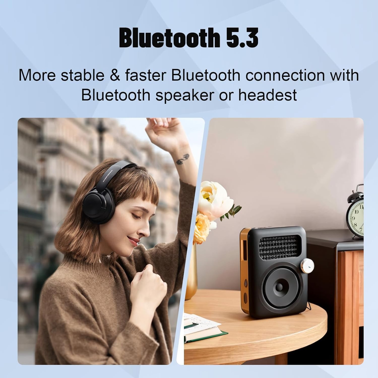 128GB MP3 Player with Bluetooth 5.3, Portable Digital Lossless Music Player with
