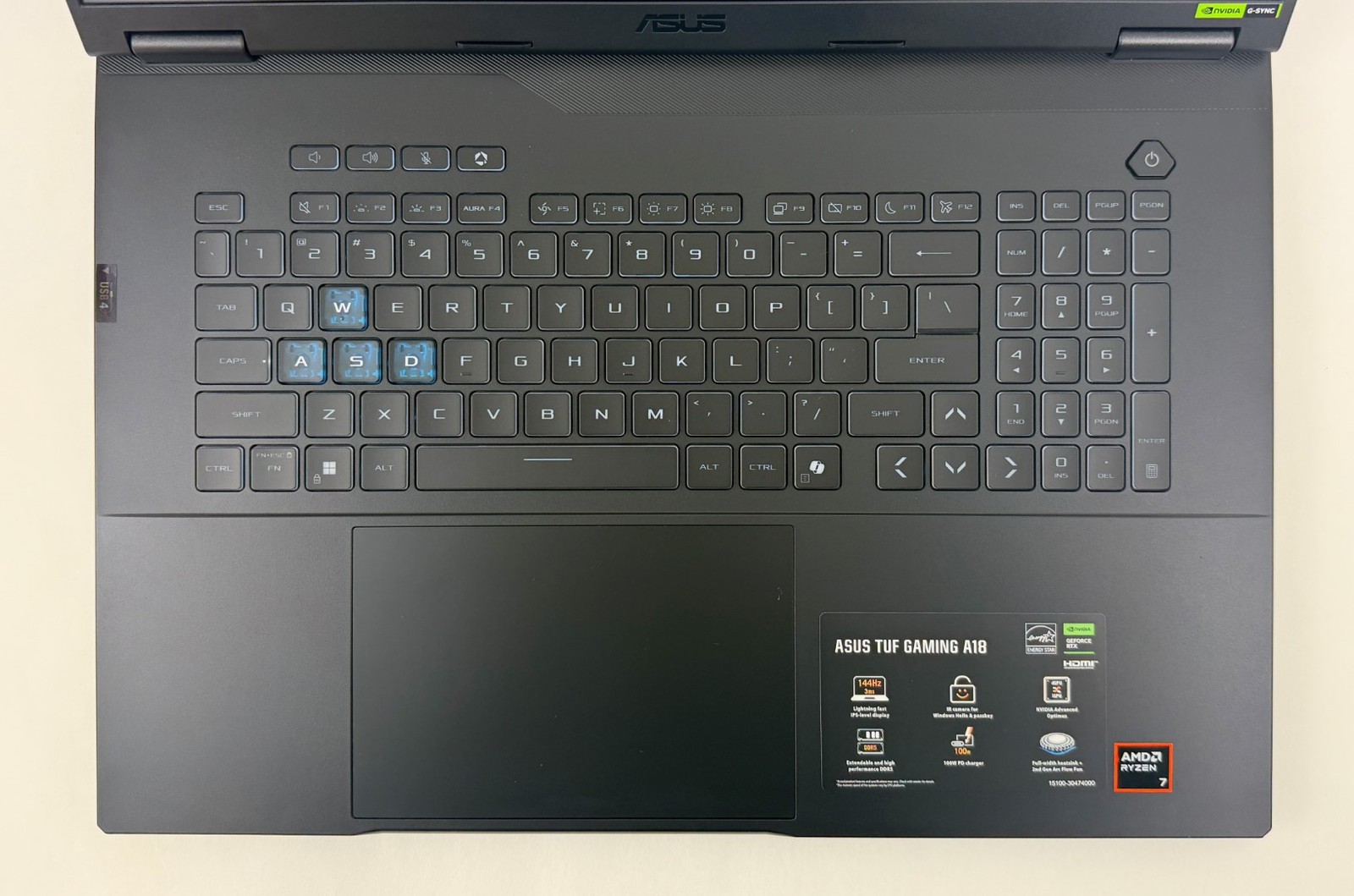 Asus TUF FA808UM-IS74 18″ FHD+ Touch Ryzen 7 260 16GB 1TB SSD RTX 5060 W11H