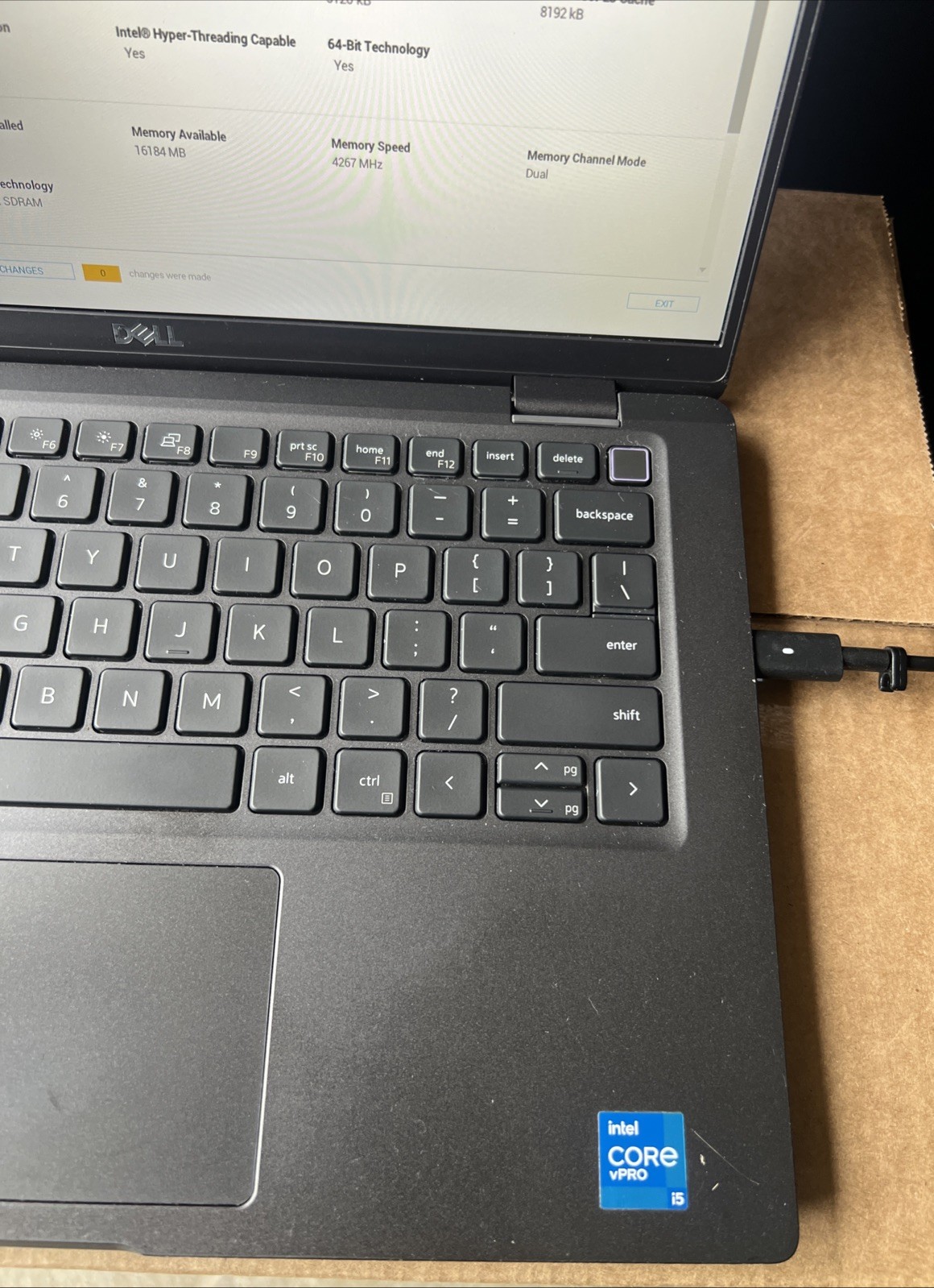 Dell Latitude 7420 14.1″ Core i5 11th Gen Incomplete No SSD, No Batt. Fair.