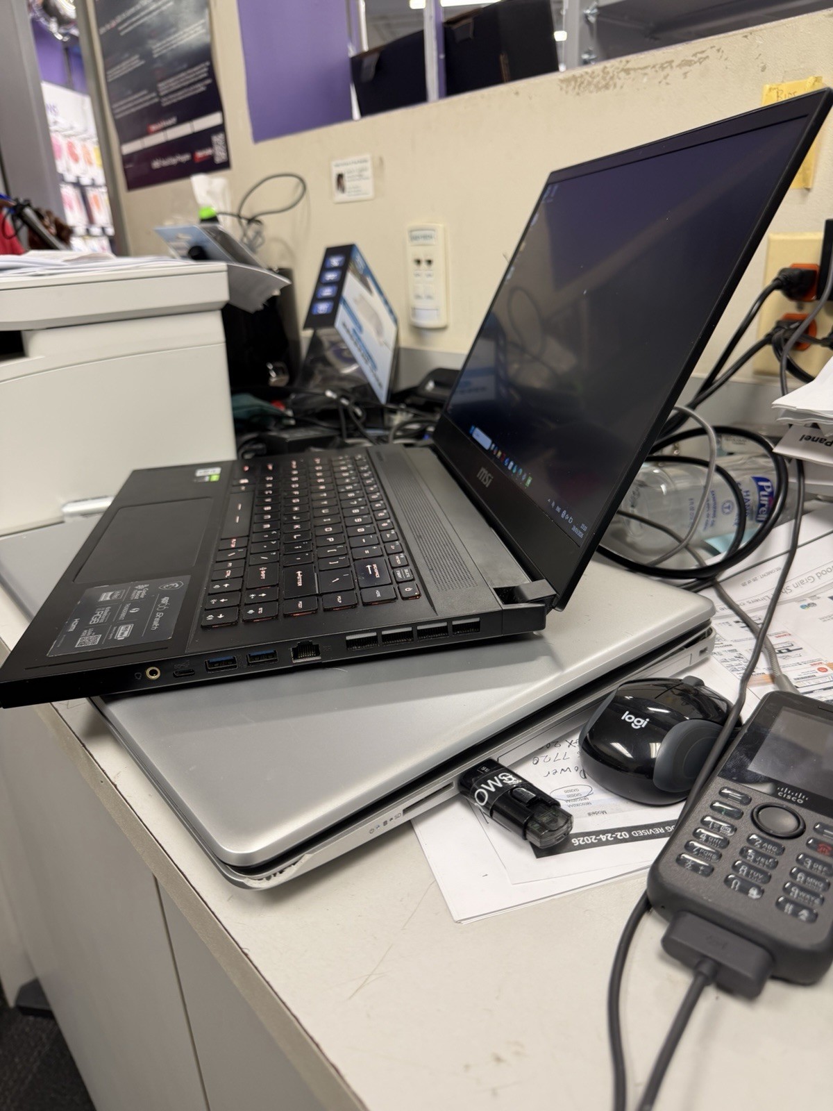 MSI GS66 Stealth Gaming Laptop Intel Core i9 NVIDIA RTX SSD Windows 11