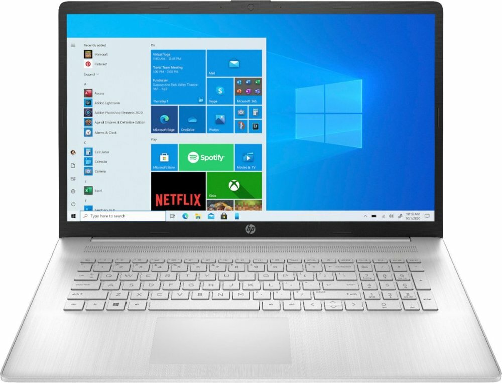 HP 17.3″ Non-touch Laptop i3-1115G4 8GB Memory 1TB HDD webcam W10 17-cn0013dx