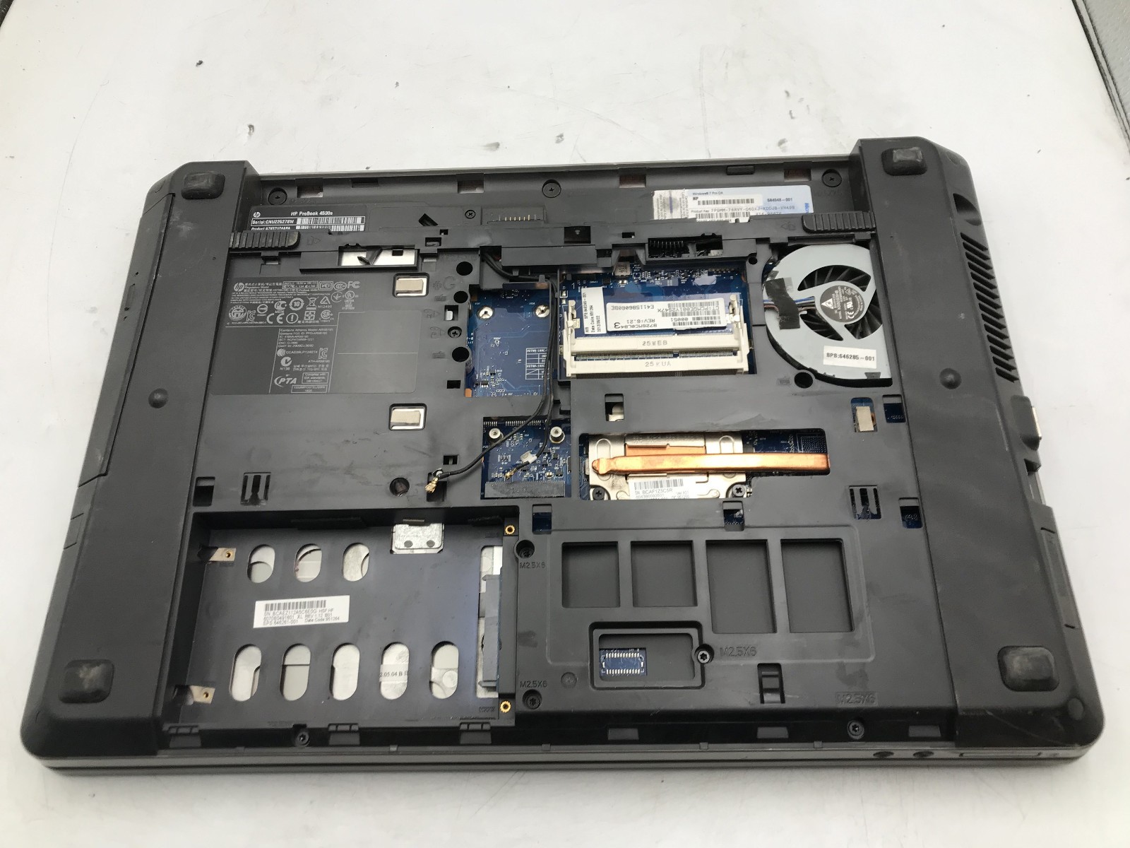 HP PROBOOK 4530S – FOR PARTS – INTEL I5 2ND GEN – NO RAM – READ DESCRIPTION – BB