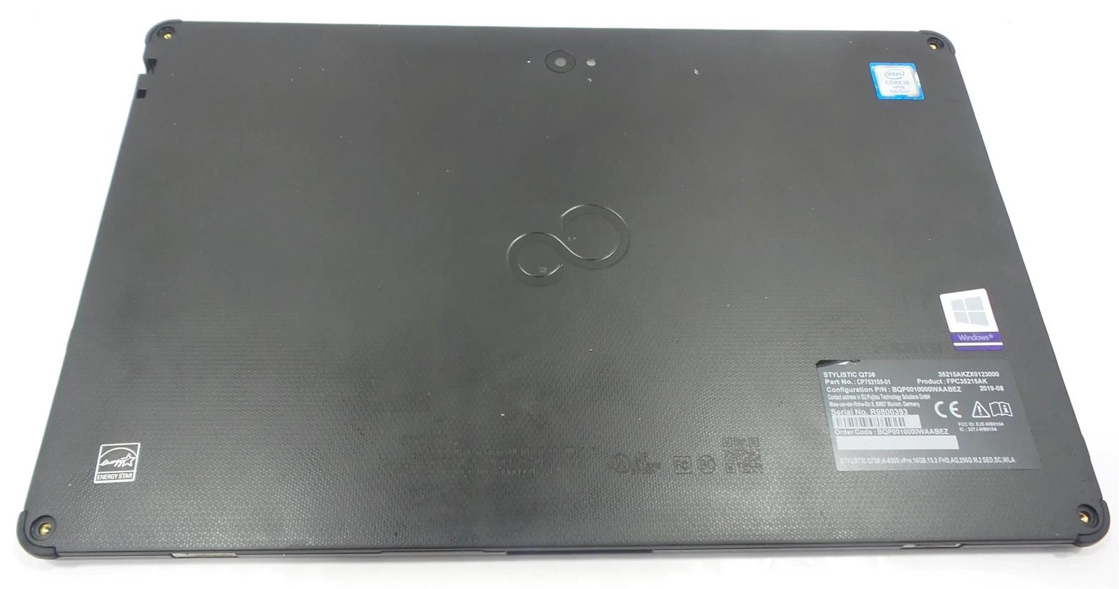Fujitsu Stylistic Q738 Core i5-8350U 1.7GHz 16GB 256GB Windows 10
