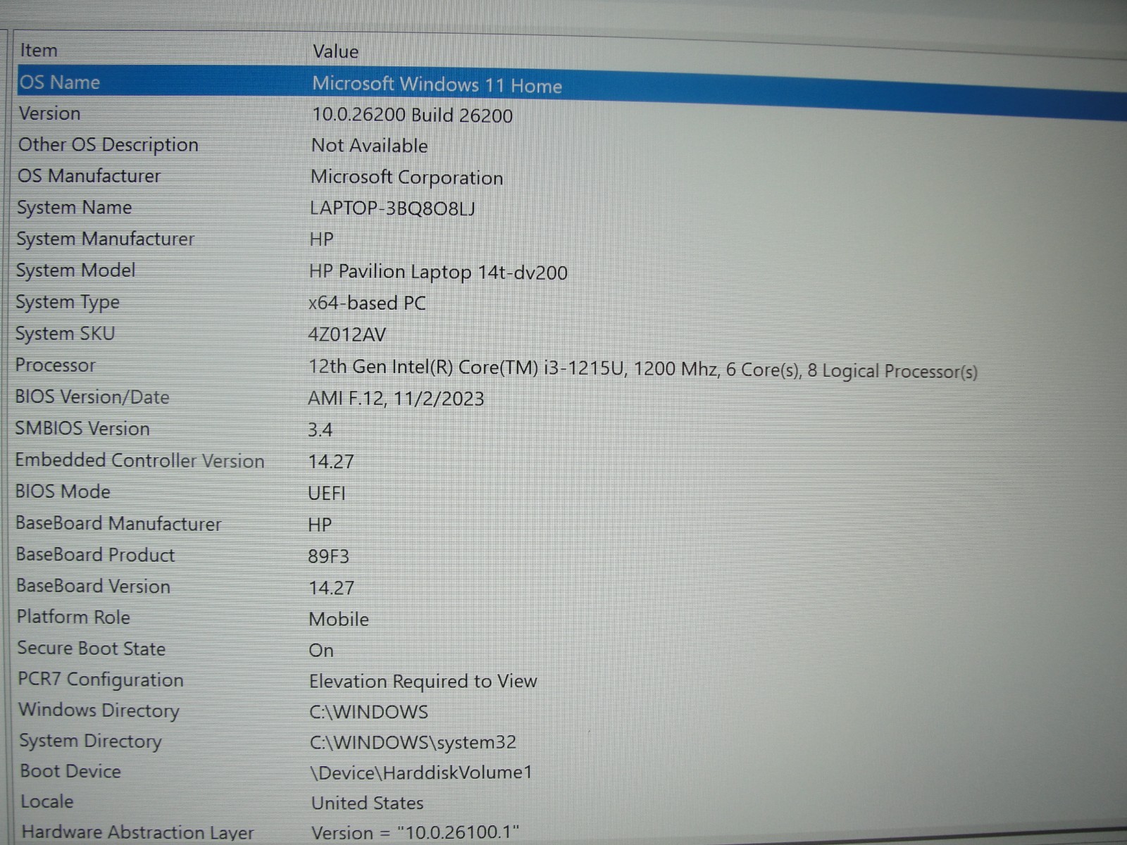 HP Pavilion 14t-DV200 14″FHD TOUCH Intel Core i3-1215U 1.2GHz 12GB RAM 256GB SSD