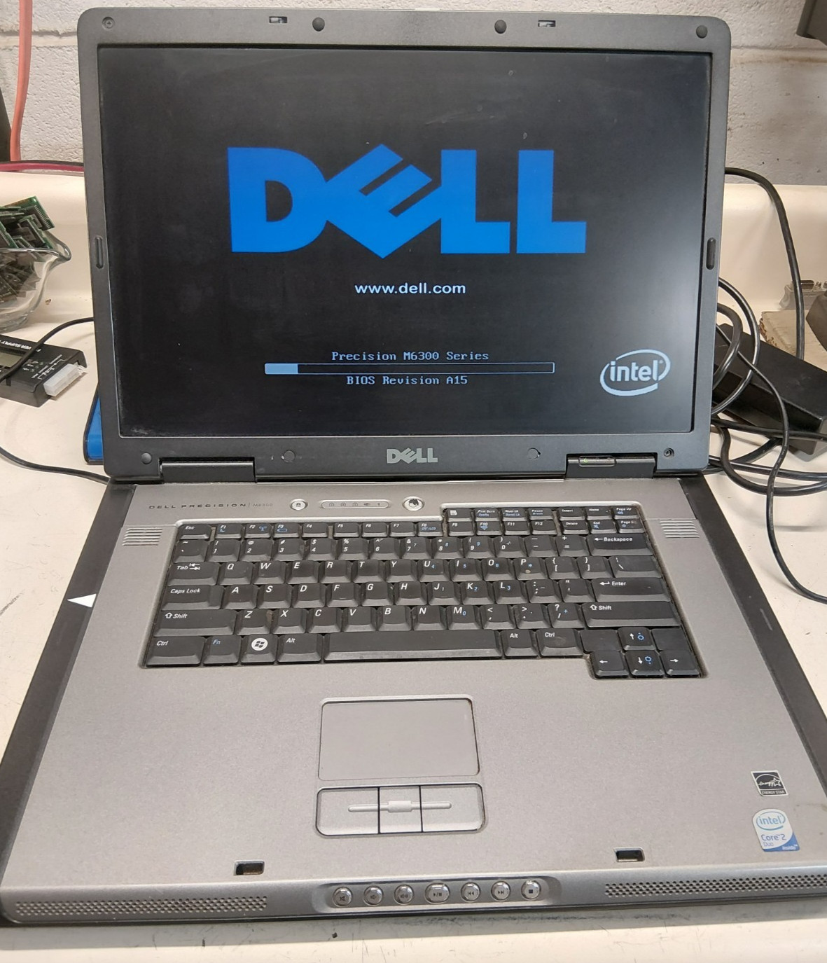 Dell Precision M6300 Intel Core 2 Duo Clasp Broken/BOOTS/NO CORD