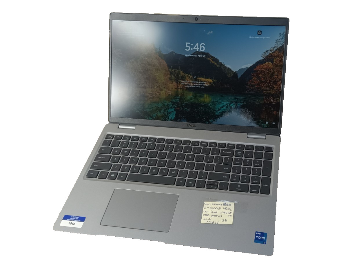 Dell Latitude 5530 i7-1265u 16GB RAM UHD Graphics 512GB NvME Win 11 Pro