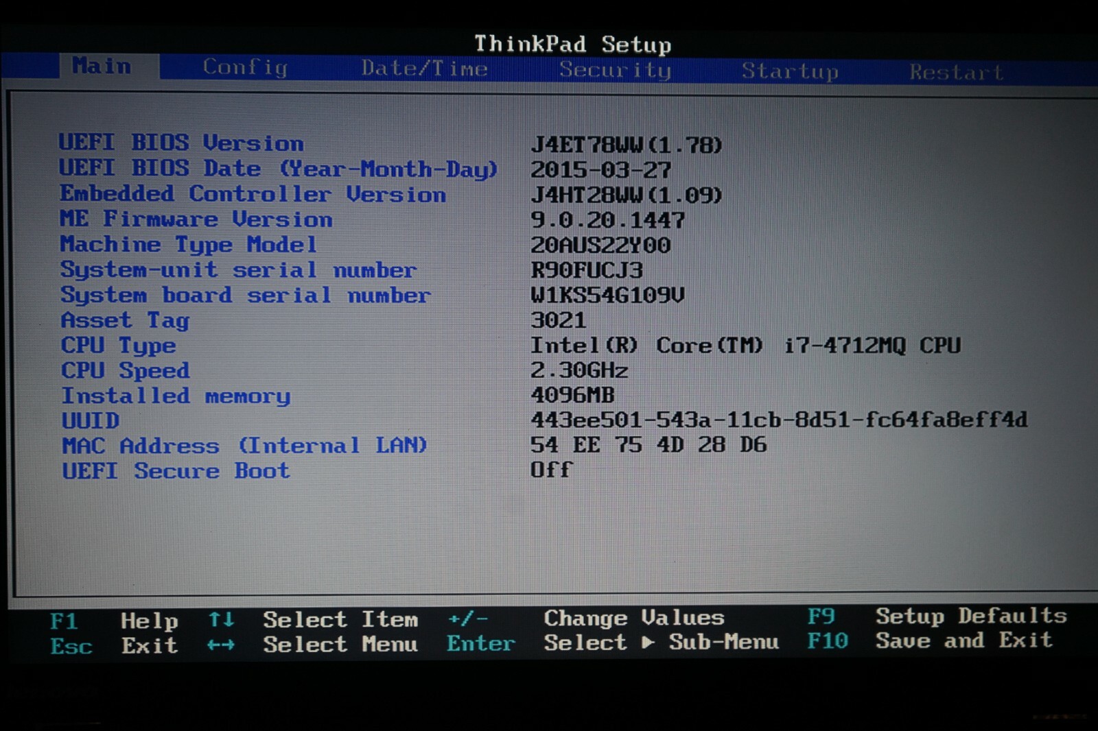 ^ Lenovo ThinkPad L540 i7-4712MQ @ 2.3GHz 15.6″ 4GB Ram No HD #C1254