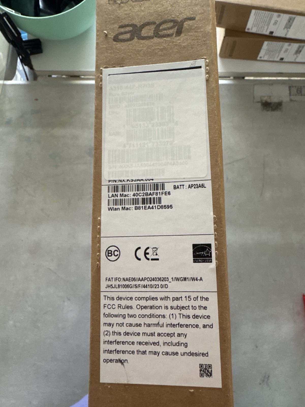 Acer Aspire 3 Slim Business Laptop 15.6″ FHD Ryzen 7, Open Box