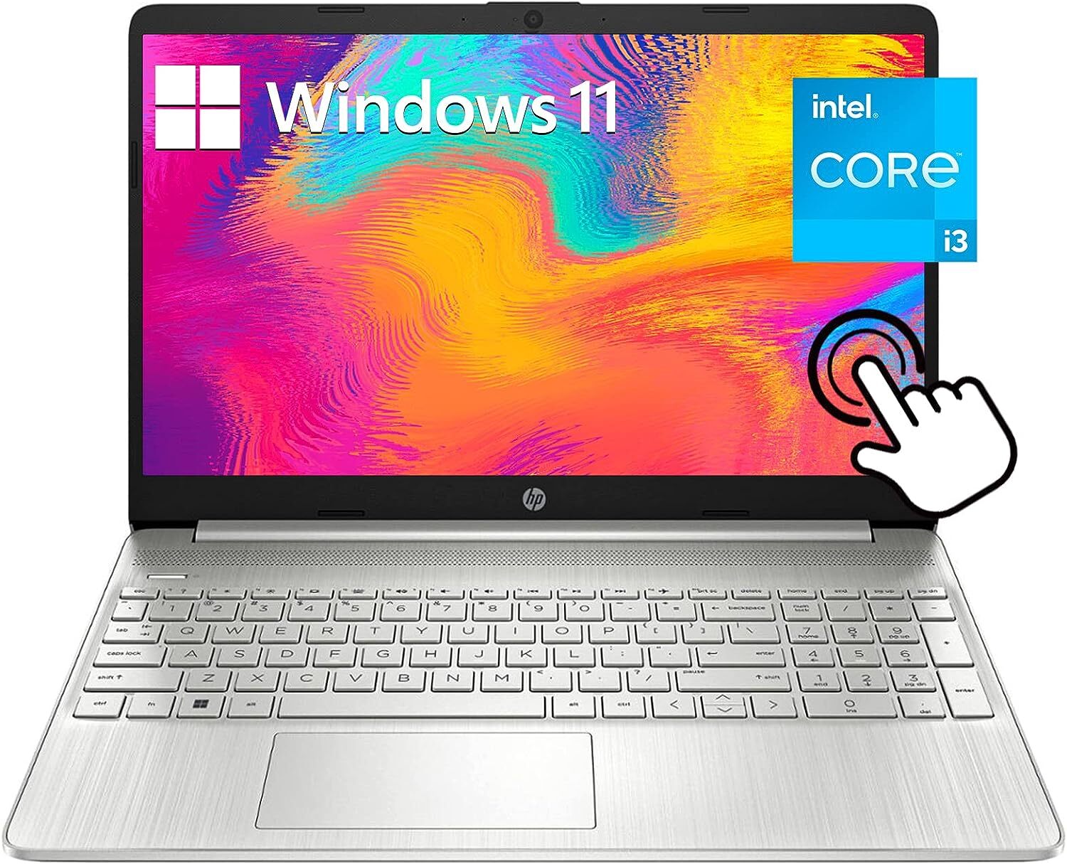 2025 HP Laptop 15.6″ Touchscreen Intel Core i3-1115G4 UP to 32GB RAM 2TB SSD US